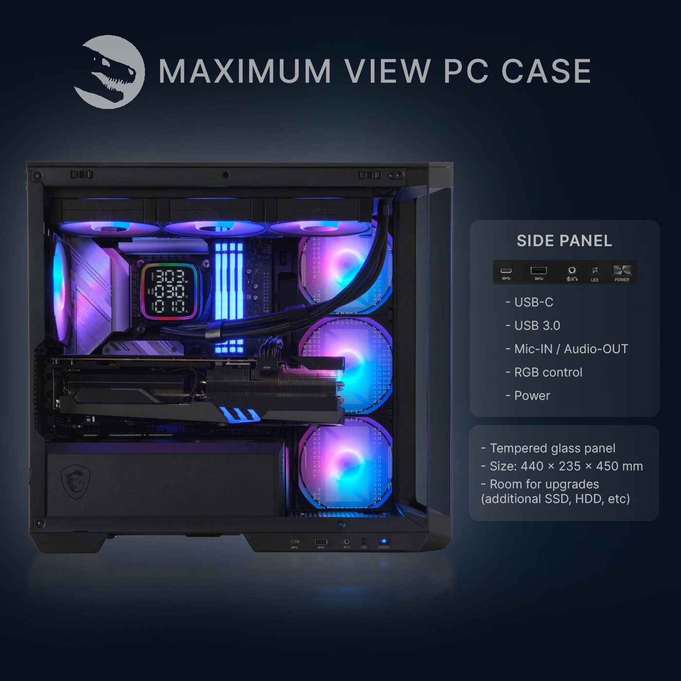 Sedatech UCCI744I2I1HF - Watercooling Gaming-PC (Intel Core i9 14900KF 24x 3.2GHz (max 5.8GHz), Geforce RTX5090 32GB, 128 GB RAM, 2000 GB SSD, Watercooling, Wlan 6E)