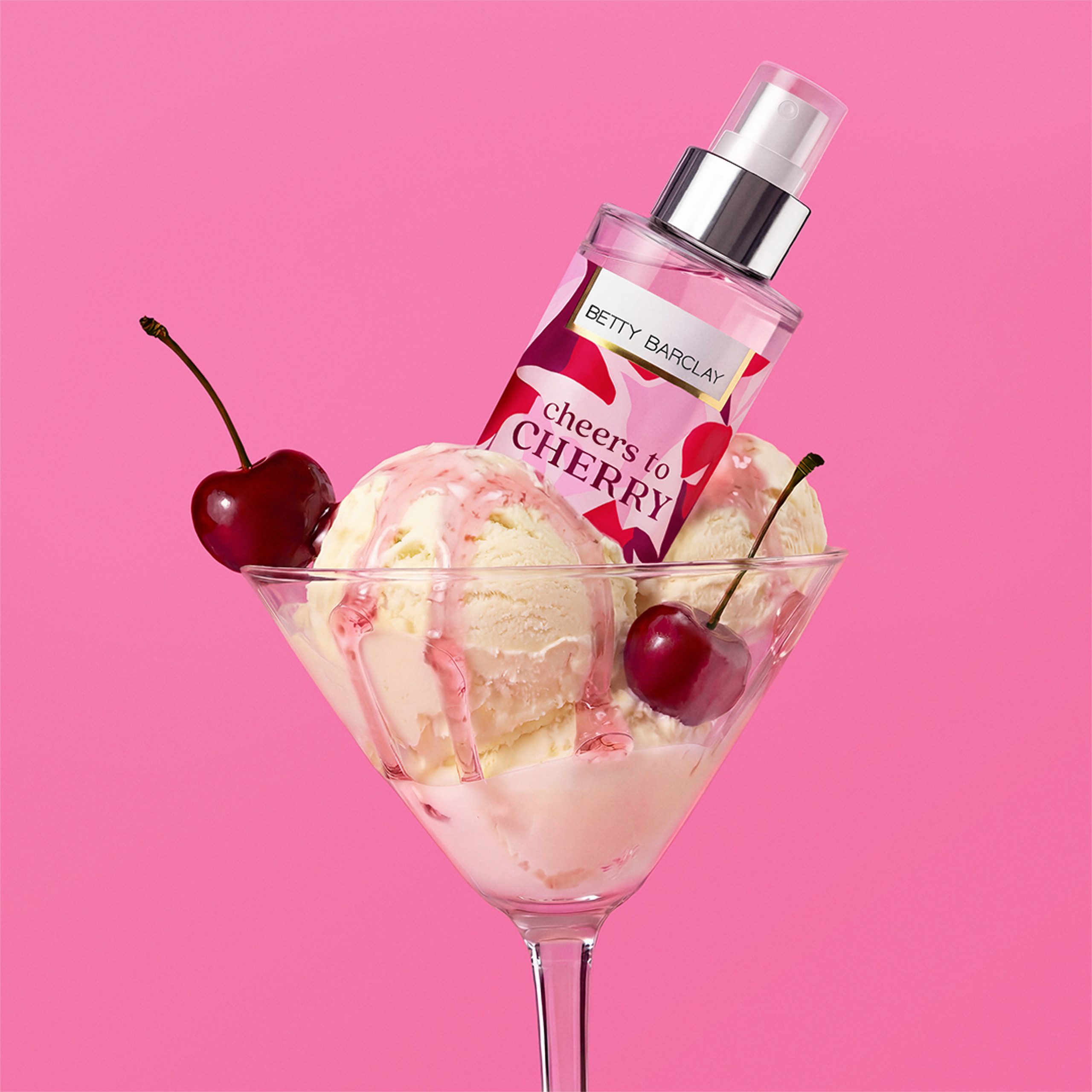 Betty Barclay Körperspray CHEERS TO CHERRY BODY SPLASH, 250 ml