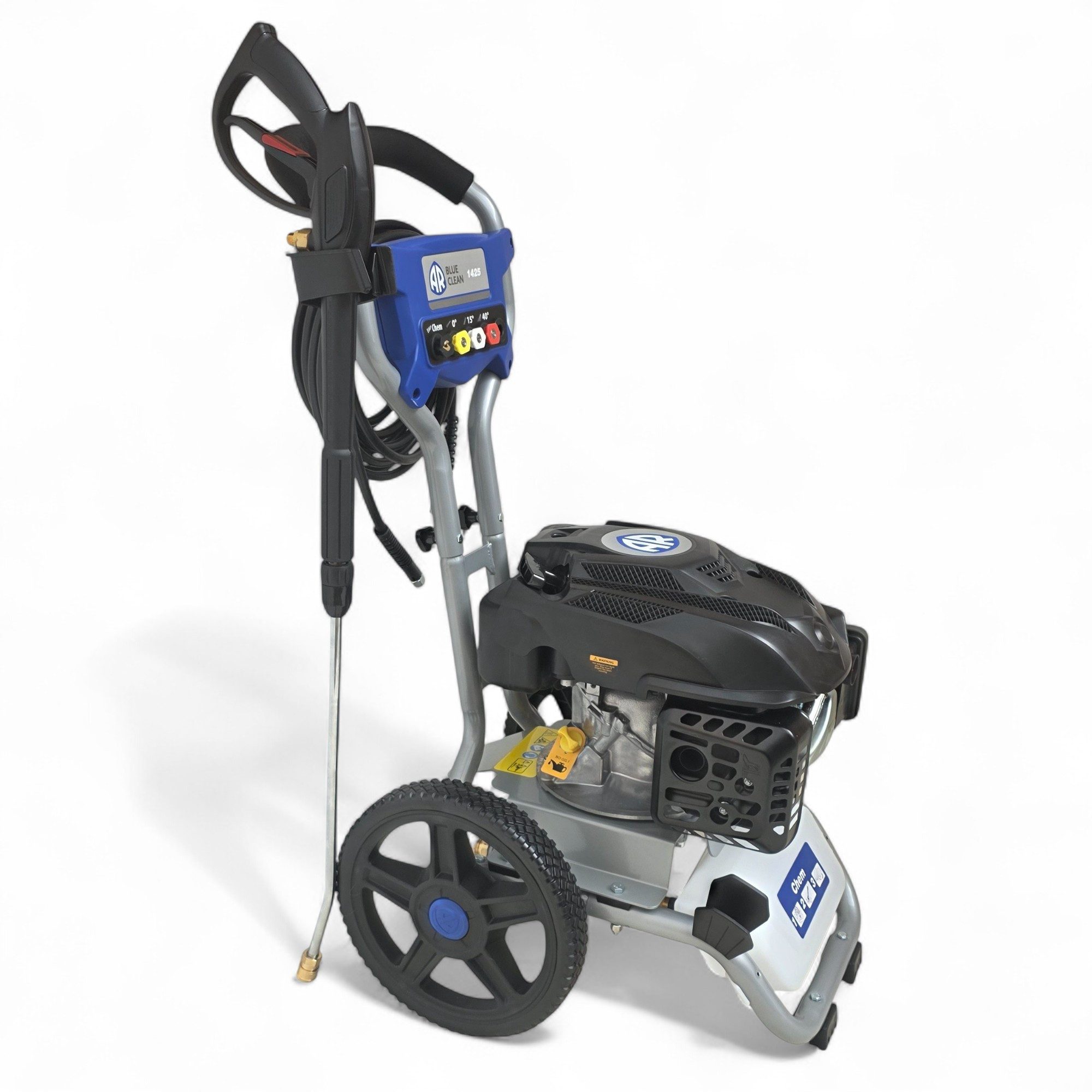 DeTec. Hochdruckreiniger Benzin 160 bar Annovi Reverberi Flächenreiniger 1425 6 PS Motor, Druck max: 160 bar, Fördermenge max: 480 l/h, Industriereiniger mit EHRV175 Motor