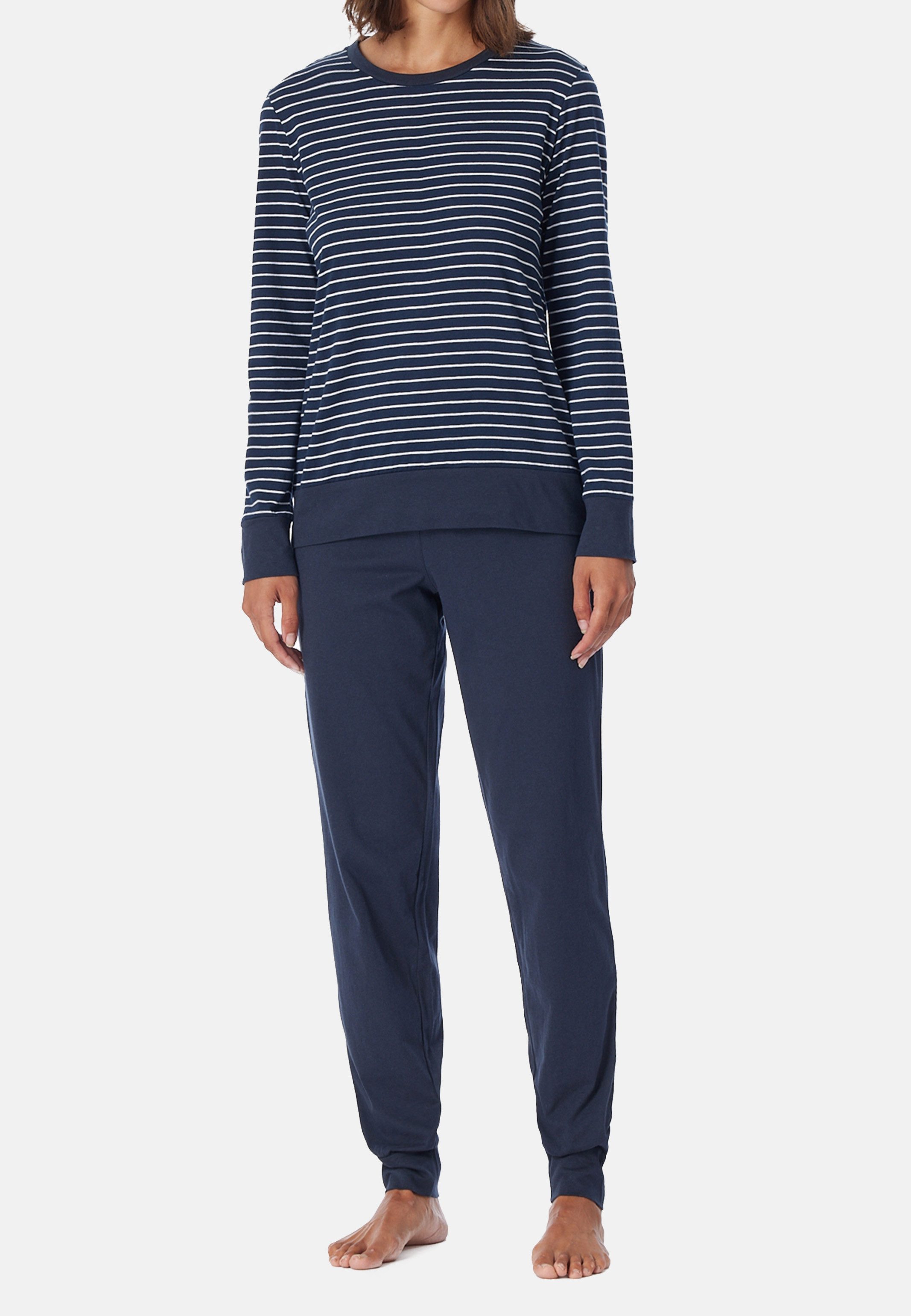 uncover by SCHIESSER Pyjama Basic (Set, 2 tlg) Schlafanzug - Baumwolle - At günstig online kaufen