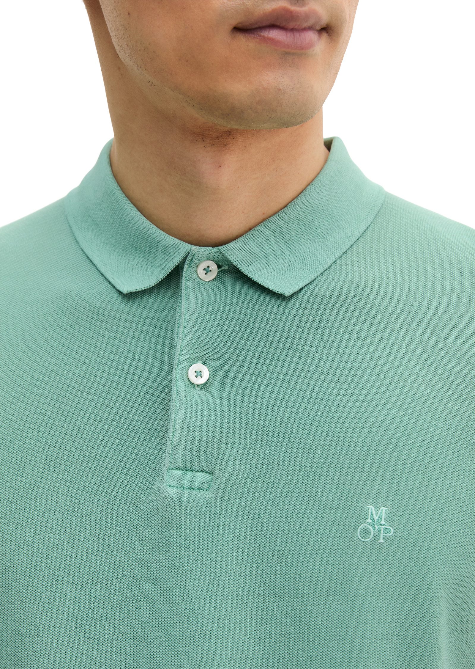 Marc O'Polo Poloshirt aus Organic Cotton-Stretch – Bild 4 von 5