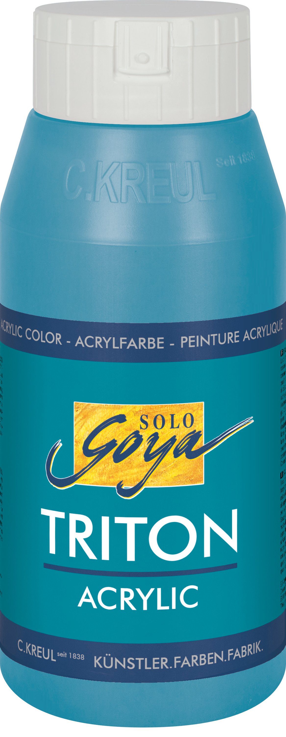 Kreul Acrylfarbe Solo Goya Triton Acrylic, 750 ml Türkisblau