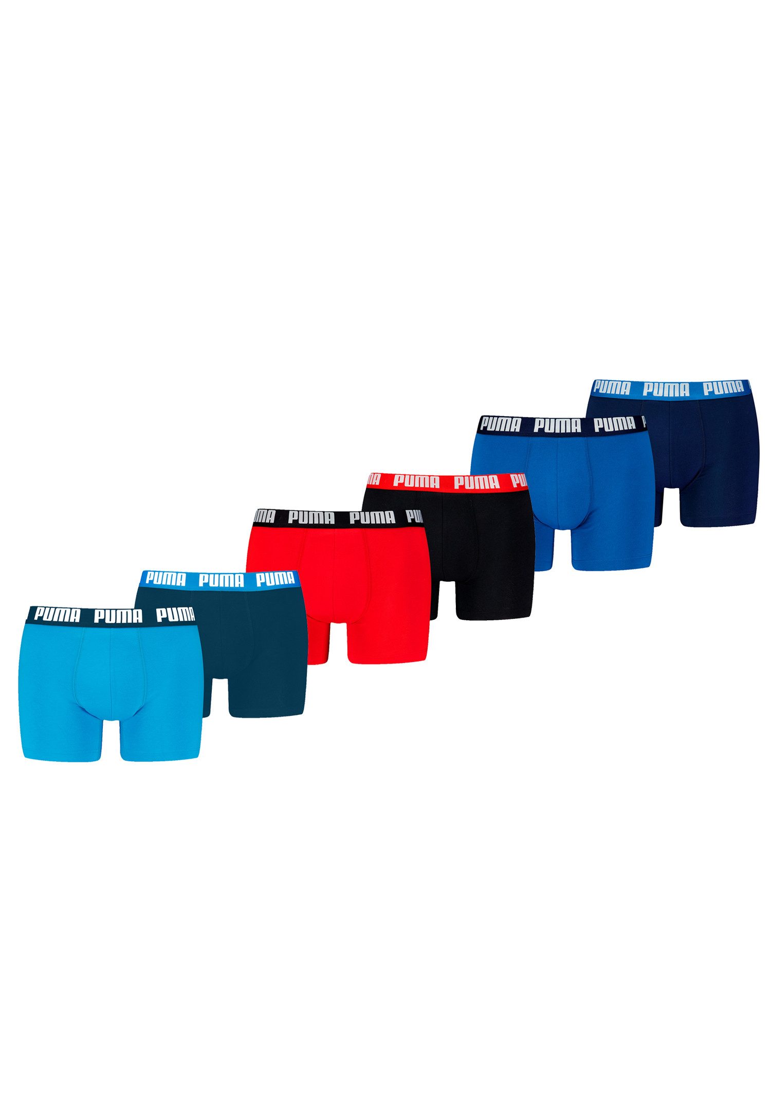 PUMA Boxershorts PUMA MEN EVERYDAY BASIC BOXERS 6P (Spar-Pack, 6-St., 6er-P günstig online kaufen