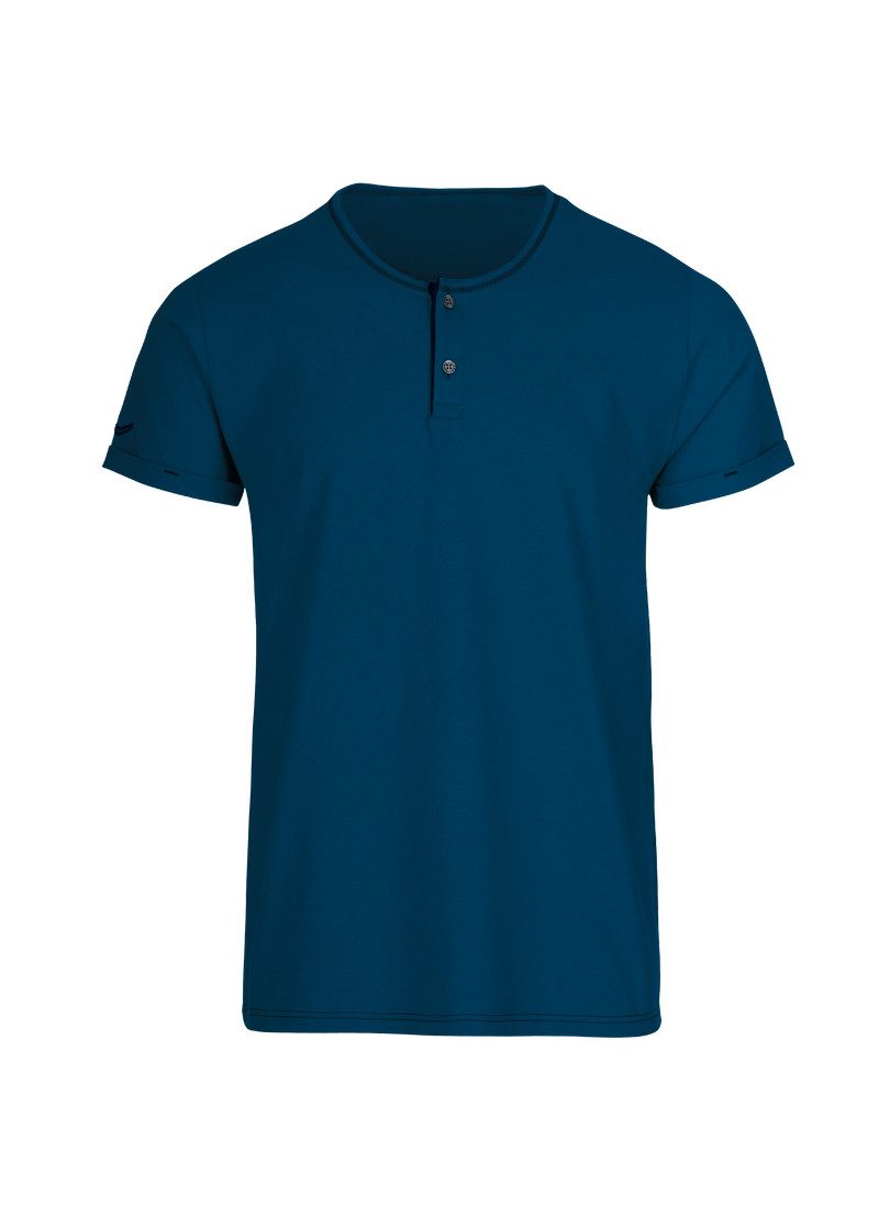 Trigema T-Shirt TRIGEMA T-Shirt Knopfleiste aus günstig online kaufen
