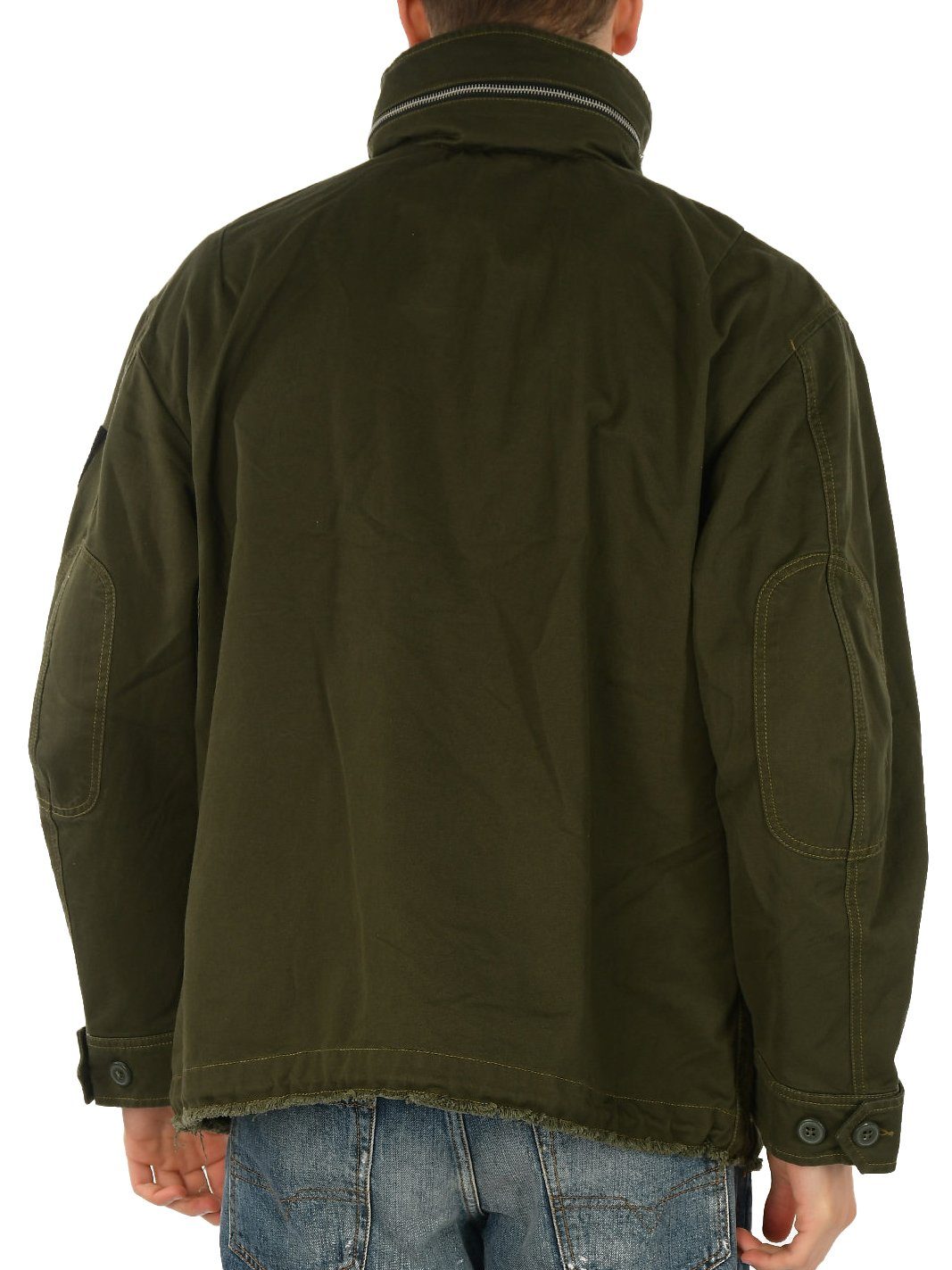 Diesel Parka Kurze Militär Stil Jacke ausziehbare Kapuze - J-TOUCHA-SIMPLE