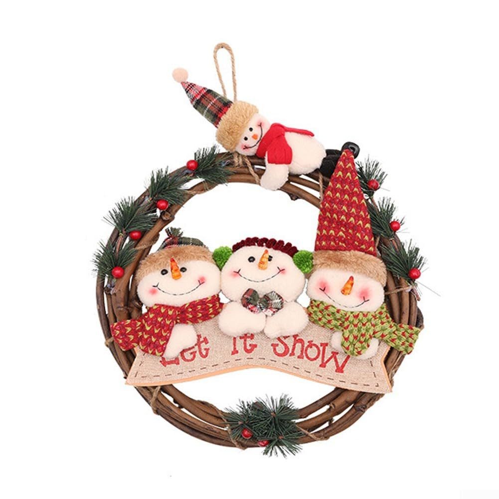 Kunstkranz Weihnachtskränze für die Haustür, 29cm günstig online kaufen