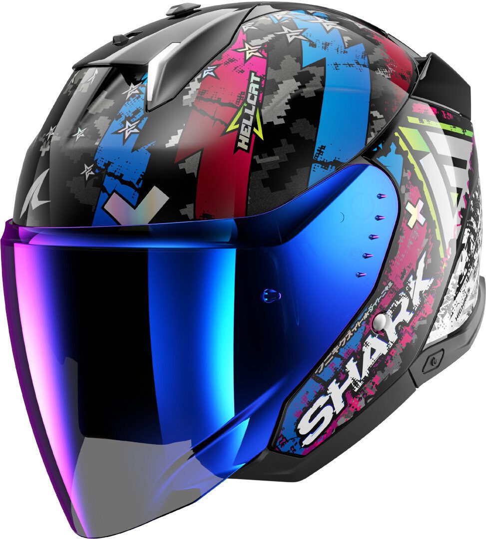 Motorradhelm Skwal i3 Jet Hellcat Jethelm