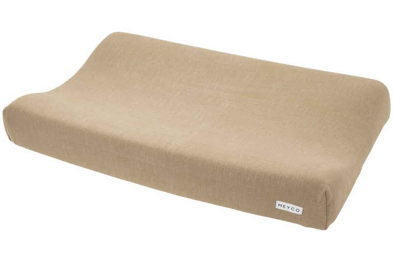 Meyco Baby Wickelauflagenbezug Knit Basic Taupe (1-tlg), 50x70cm