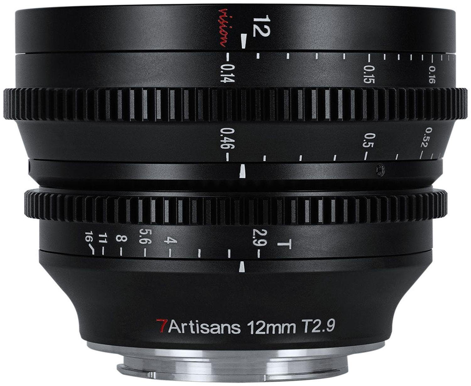 T2.9 RF Canon Zoomobjektiv 7Artisans 12mm