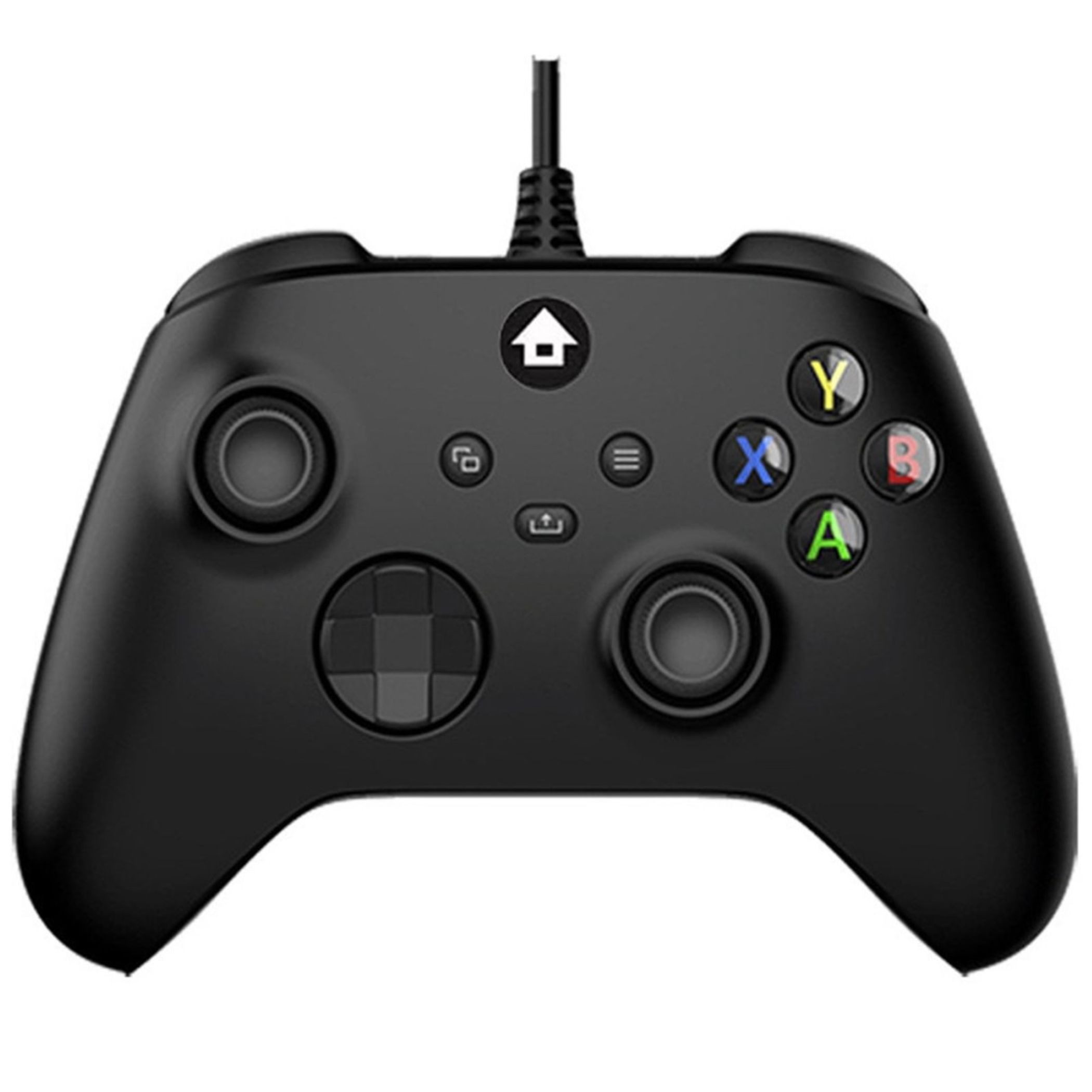 Wigento Kabelgebundener Gaming Controller für Xbox One / Series S / X / PC Xbox-Controller (Kabelgebunden, Dual Vibration, 3,5 mm Kopfhöreranschluss)