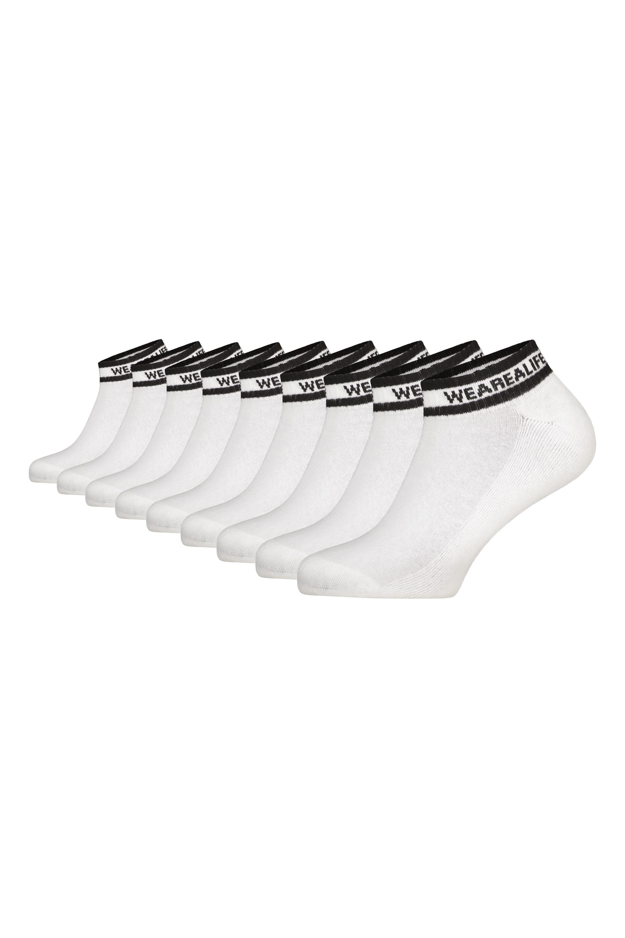 Alife & Kickin Sneakersocken Herren 9 PACK - JohnnyAK Sneakersocken, Socken (Spar-Set) kurze sportliche Socken mit Steifen, aus Baumwolle mit weichem Bund