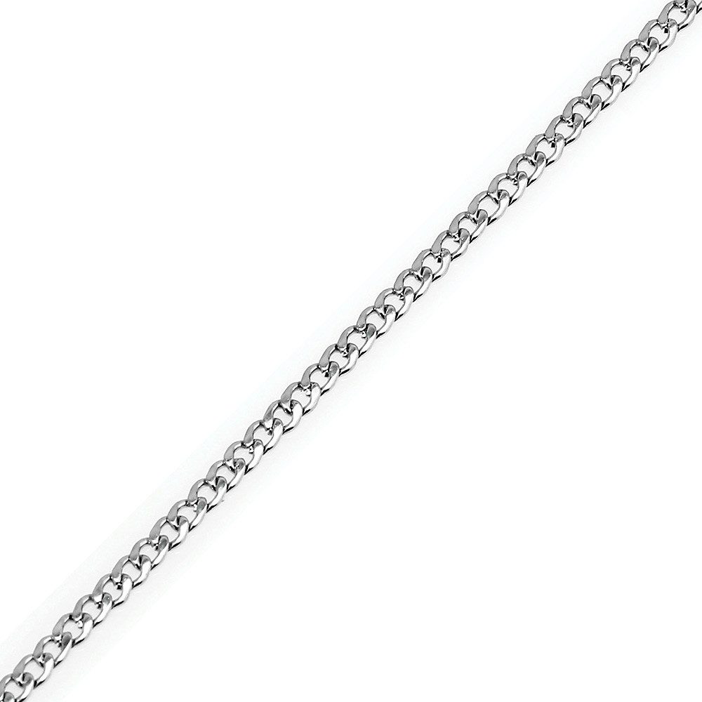DonDon Panzerkette DonDon® Herren Halskette Panzerkette Edelstahl, Panzerkette aus Edelstahl, für Herren, verschiedene Längen und Breiten – Bild 2 von 5