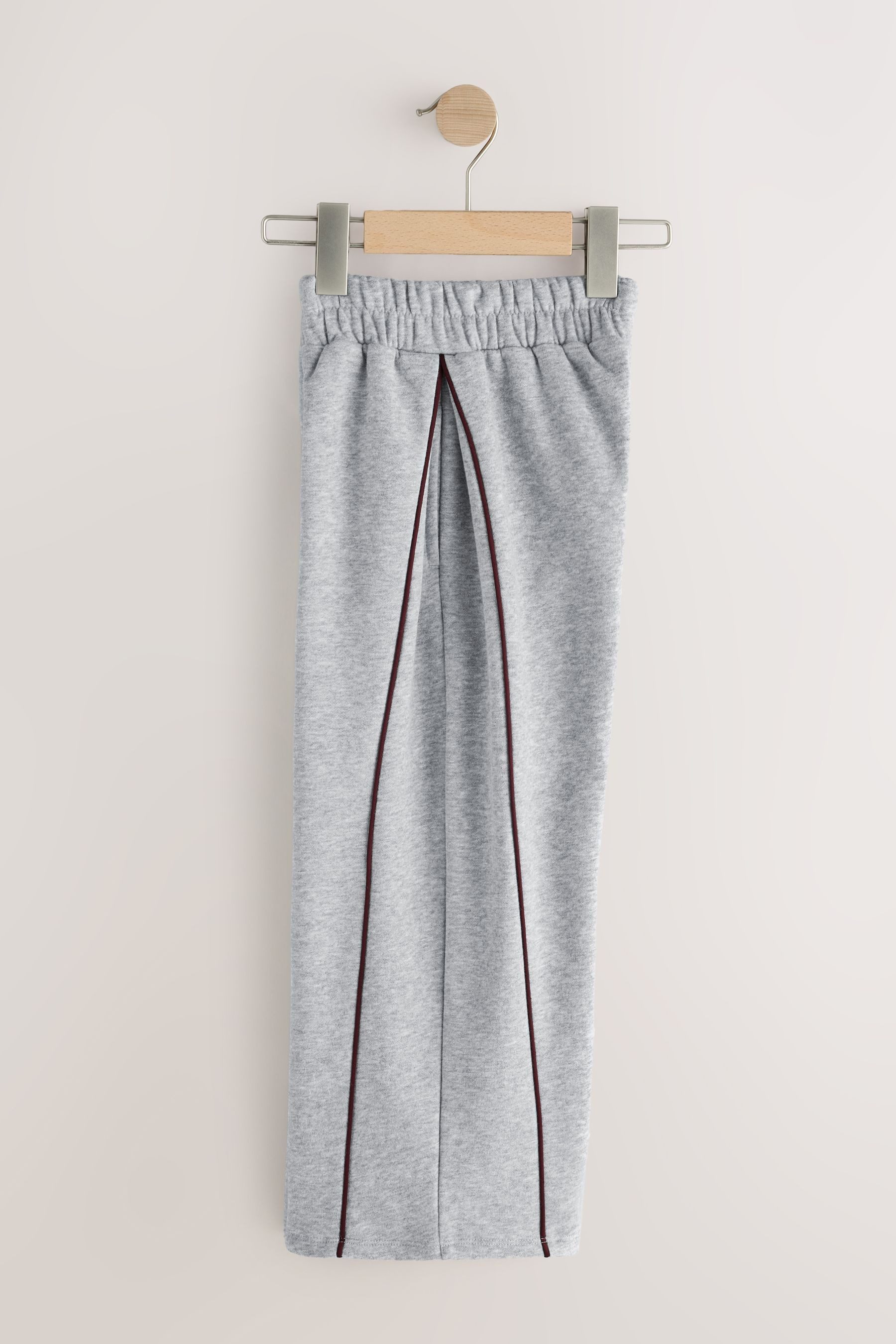 Next Palazzohose Jogginghose mit weitem Bein und Seitenfalte (1-tlg) – Bild 3 von 5