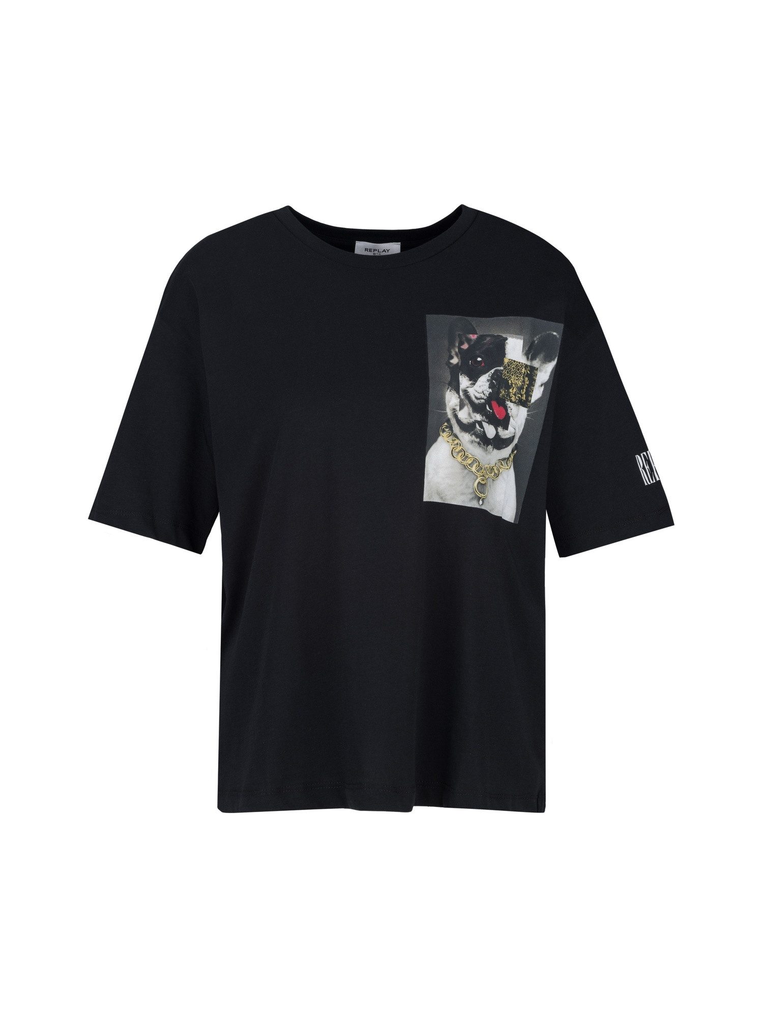 Replay T-Shirt Cotton Jersey günstig online kaufen