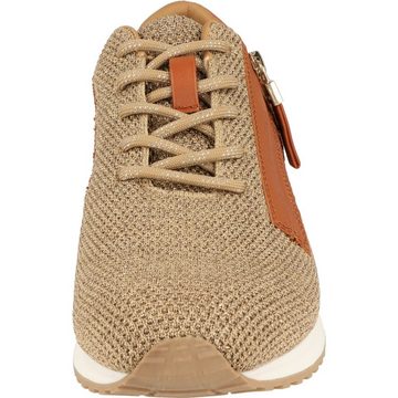 La Strada Damen Schuhe glitzer Sneaker Halbschuhe 2003361-4543 gold/silv Knitted Sneaker