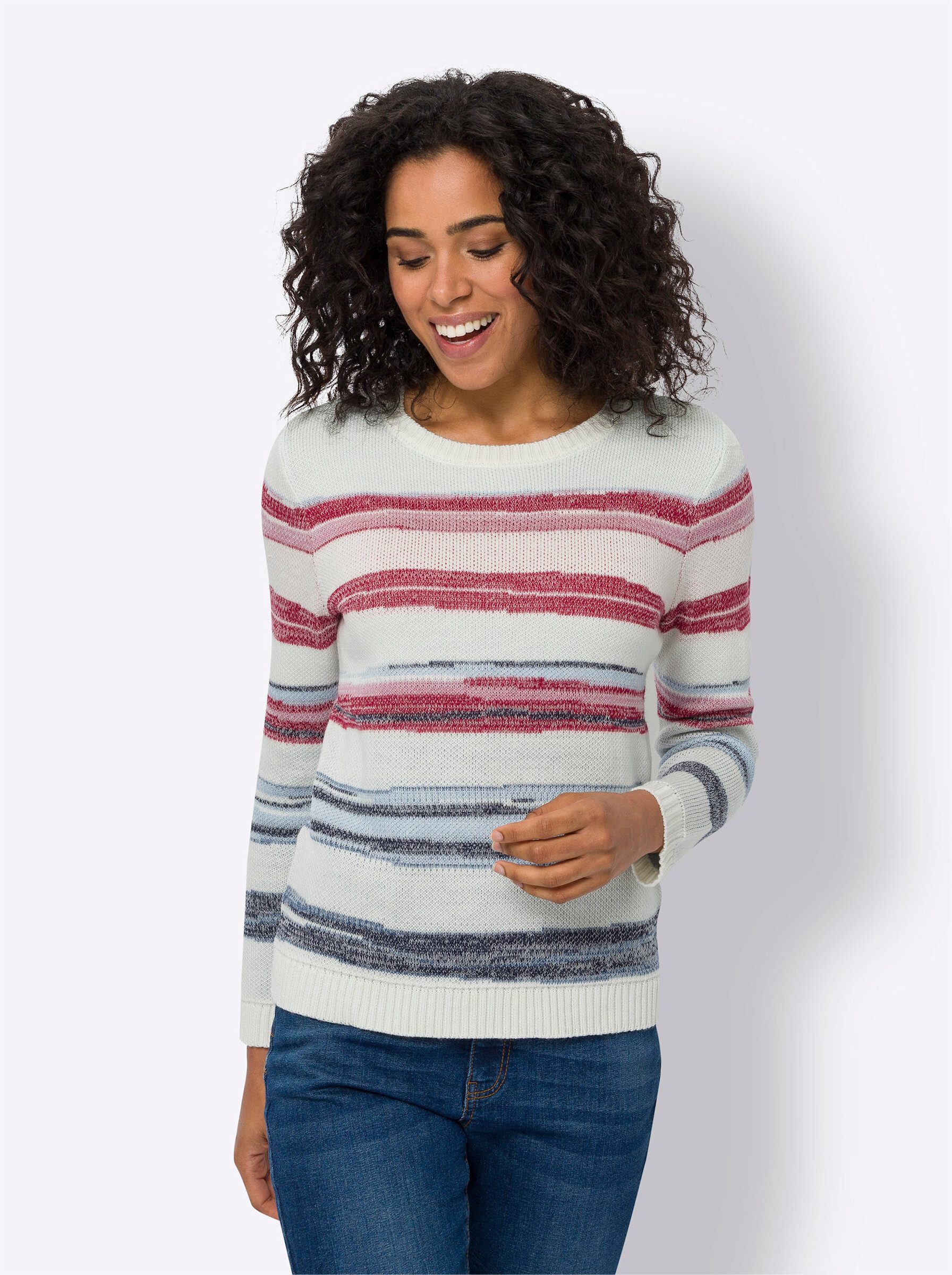 Strickpullover Jacquard-Pullover