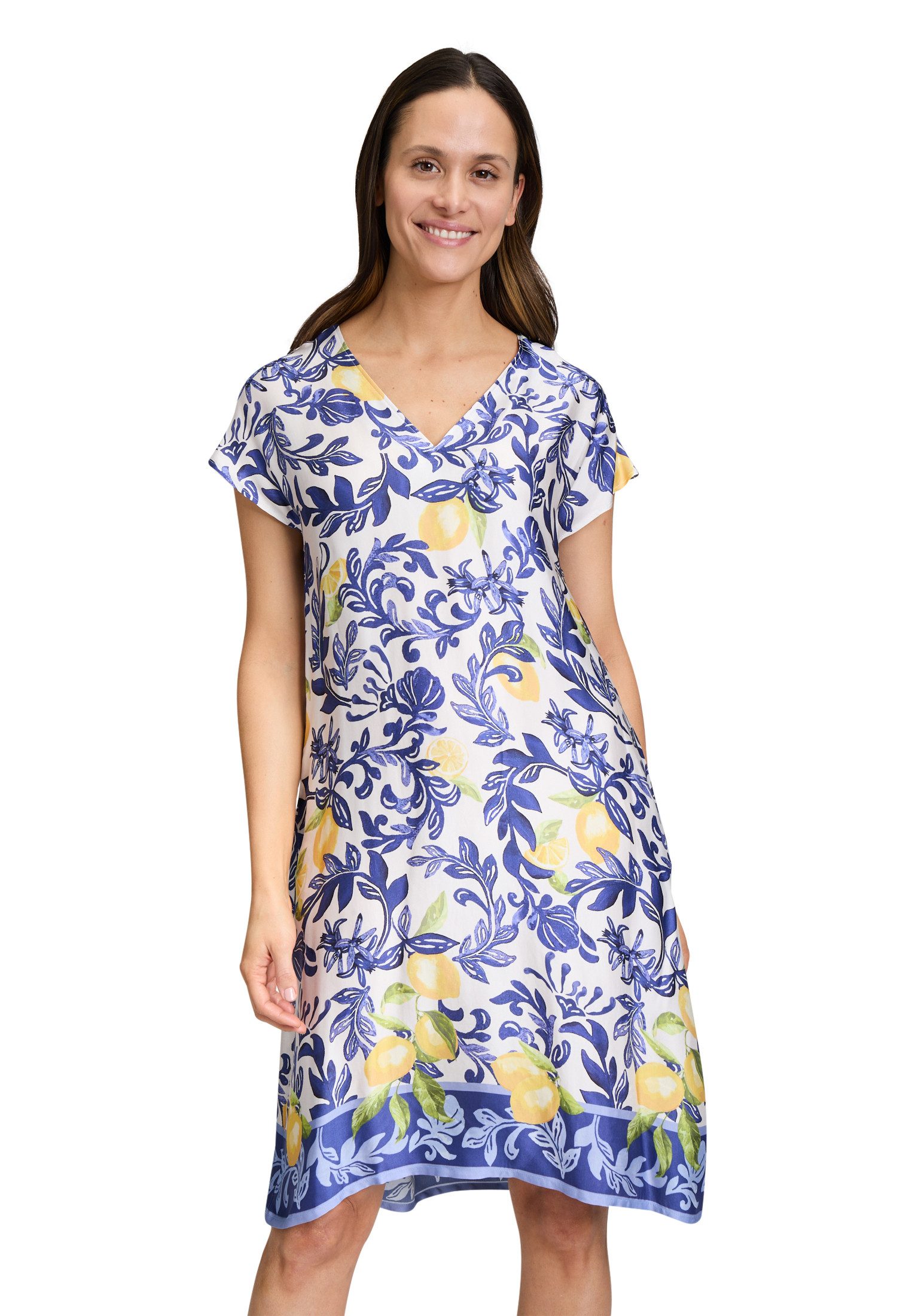 Sommerkleid Vera Mont Sommerkleid mit überschnittenen Ärmeln