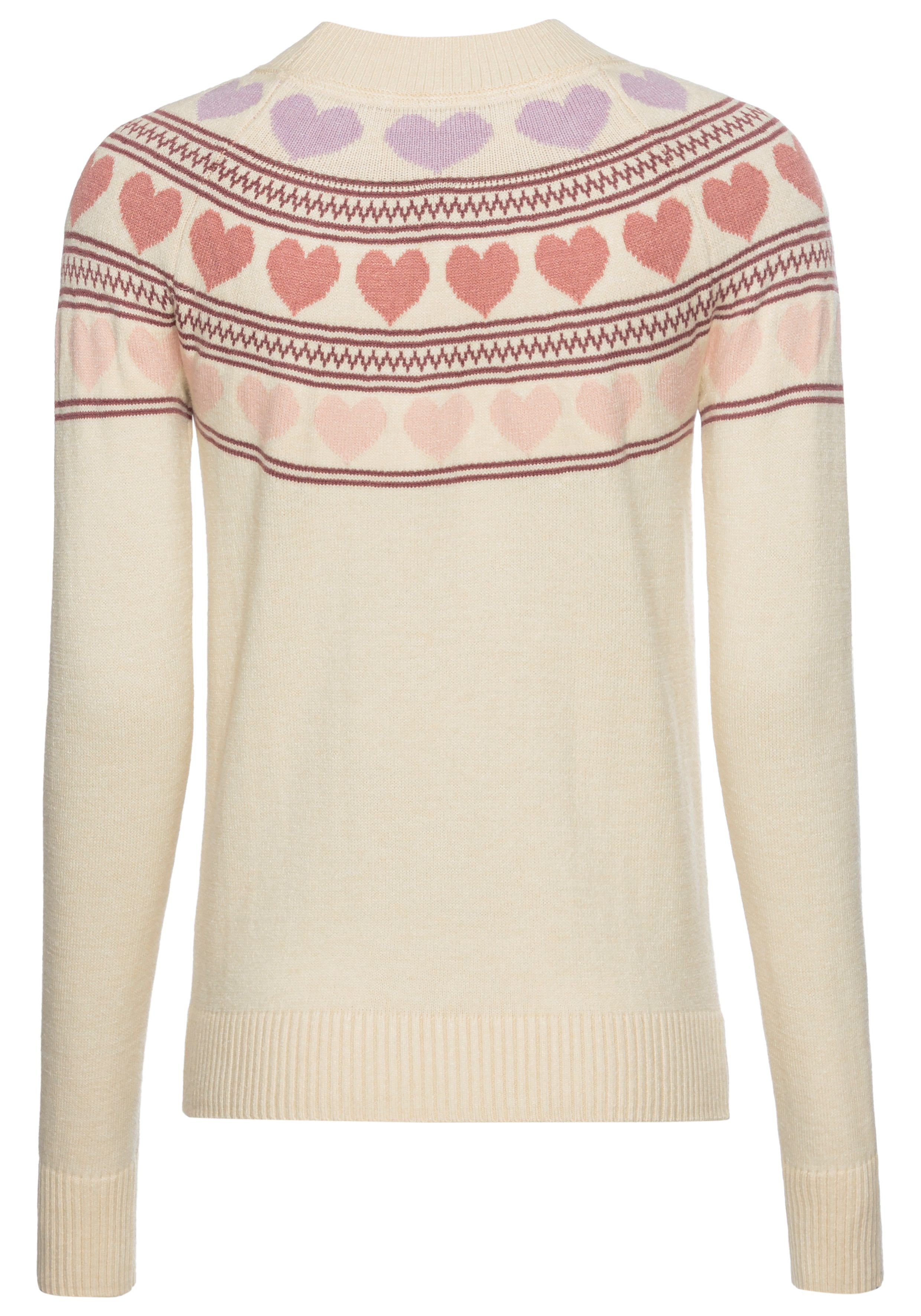 KangaROOS Norwegerpullover mit Herzen