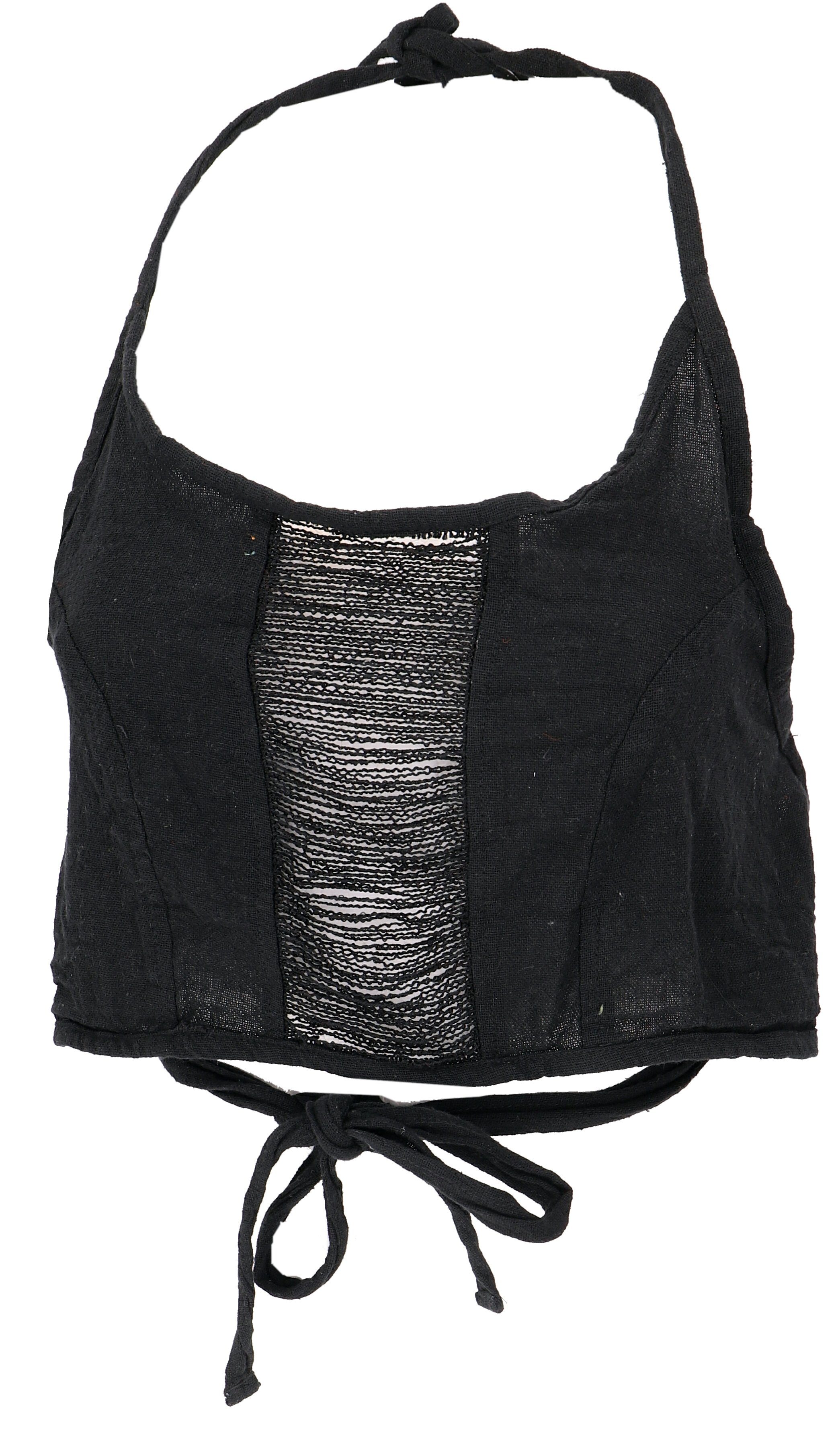 Guru-Shop T-Shirt Goa Top, Psytrance Neckholder günstig online kaufen