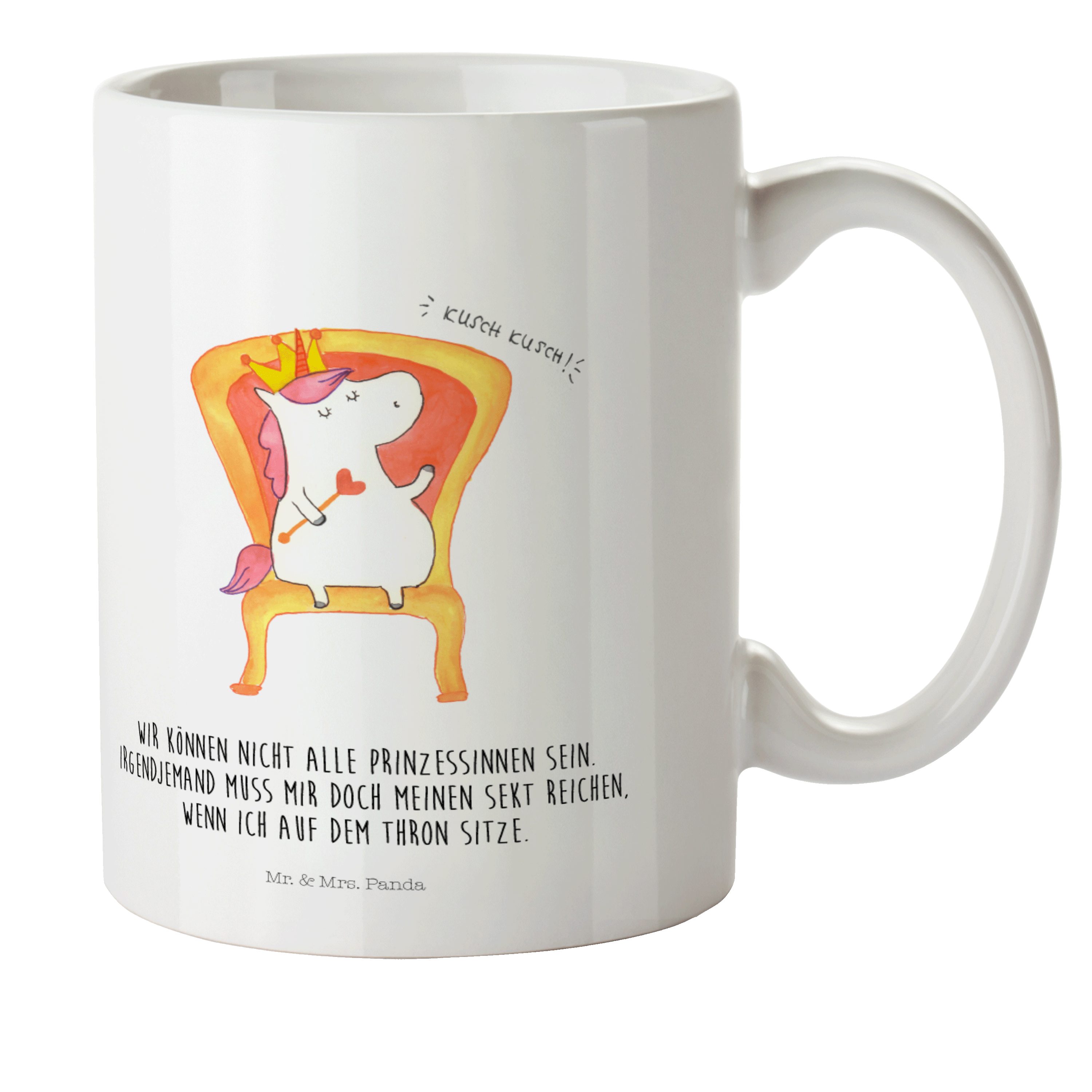 Mr. & Mrs. Panda Kinderbecher »Einhorn Prinzessin - Weiß - Pegasus