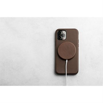 Nomad Smartphone-Hülle Nomad Leather Cover für MagSafe Cable - Rustic Brown