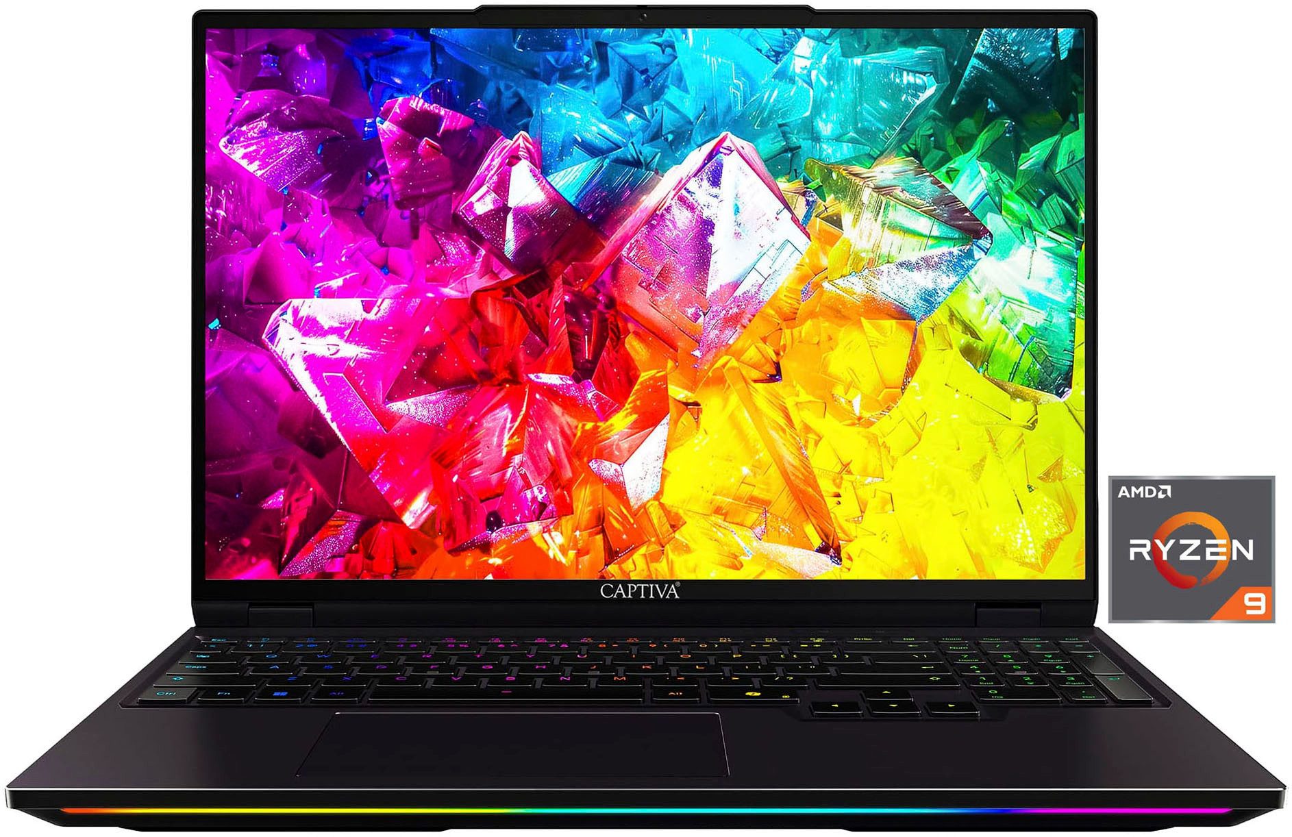 CAPTIVA Highend Gaming R10-1169GE Gaming-Notebook (40,6 cm/16 Zoll, AMD Ryzen 9 9955HX, GeForce RTX 5080, 64 GB, 2000 GB SSD)