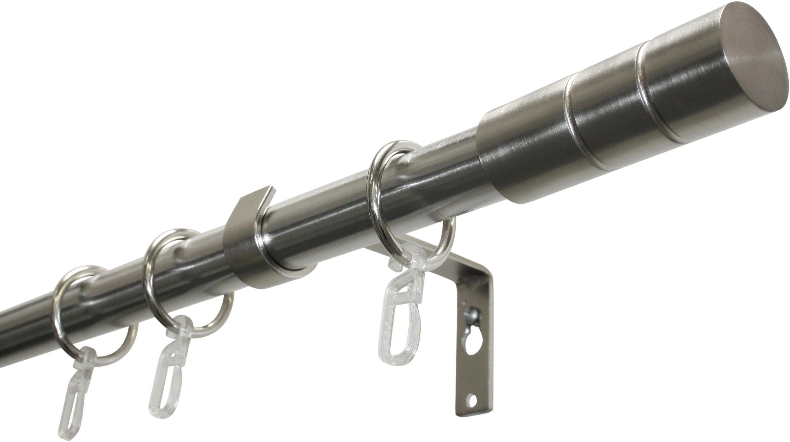 GARDINIA Gardinenstange Set Metall, 1-läufig, Fixmaß, günstig online kaufen
