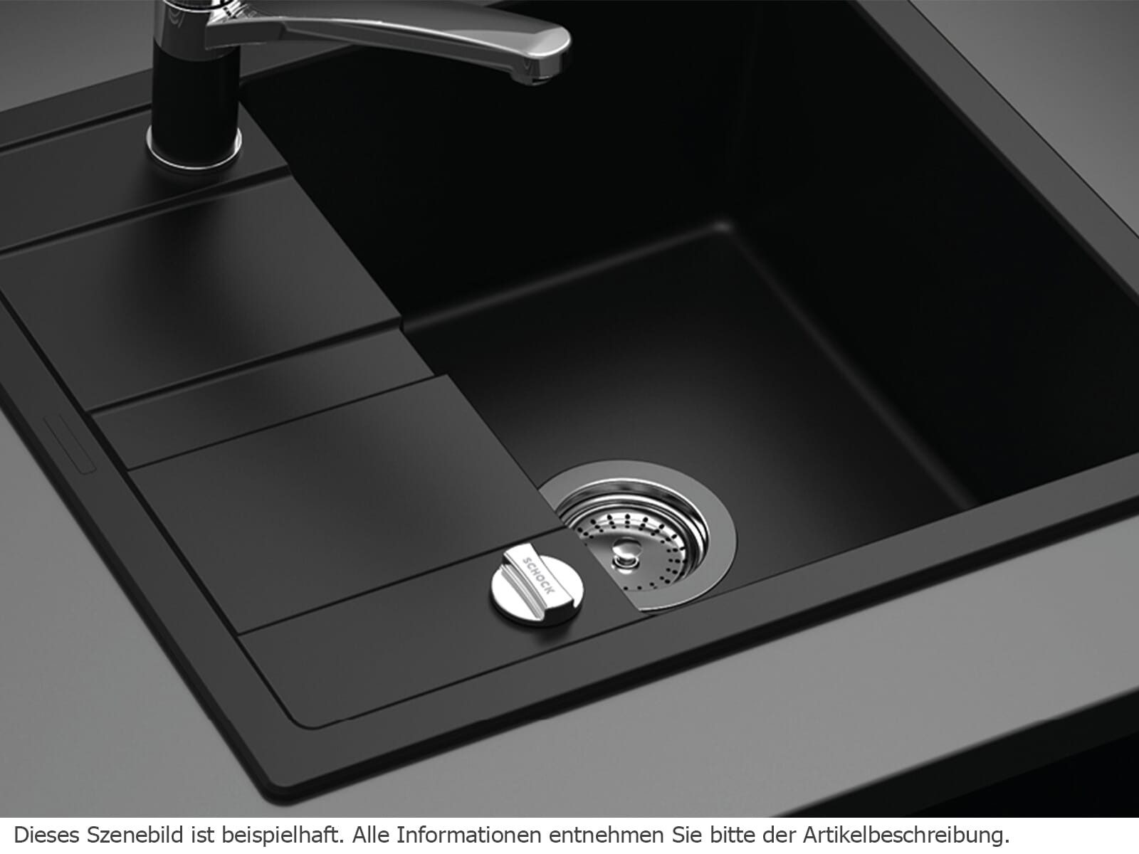 Schock Granitspüle, rechteckig, 58/50 cm, (1 St)