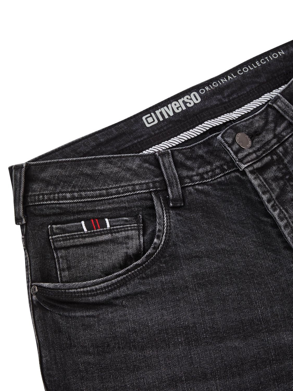 riverso Bootcut-Jeans Herren Jeanshose RIVAlan Bootcut Fit Denim Hose mit Stretch
