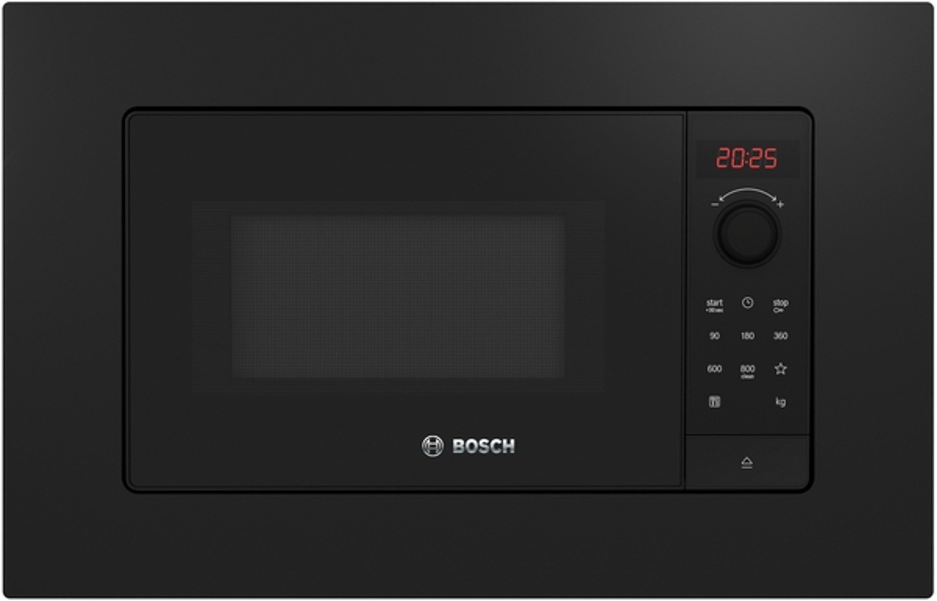 BOSCH Mikrowelle BFL623MB4, Mikrowelle, 20 l, Elektronik-Uhr, Reinigungsunterstützung