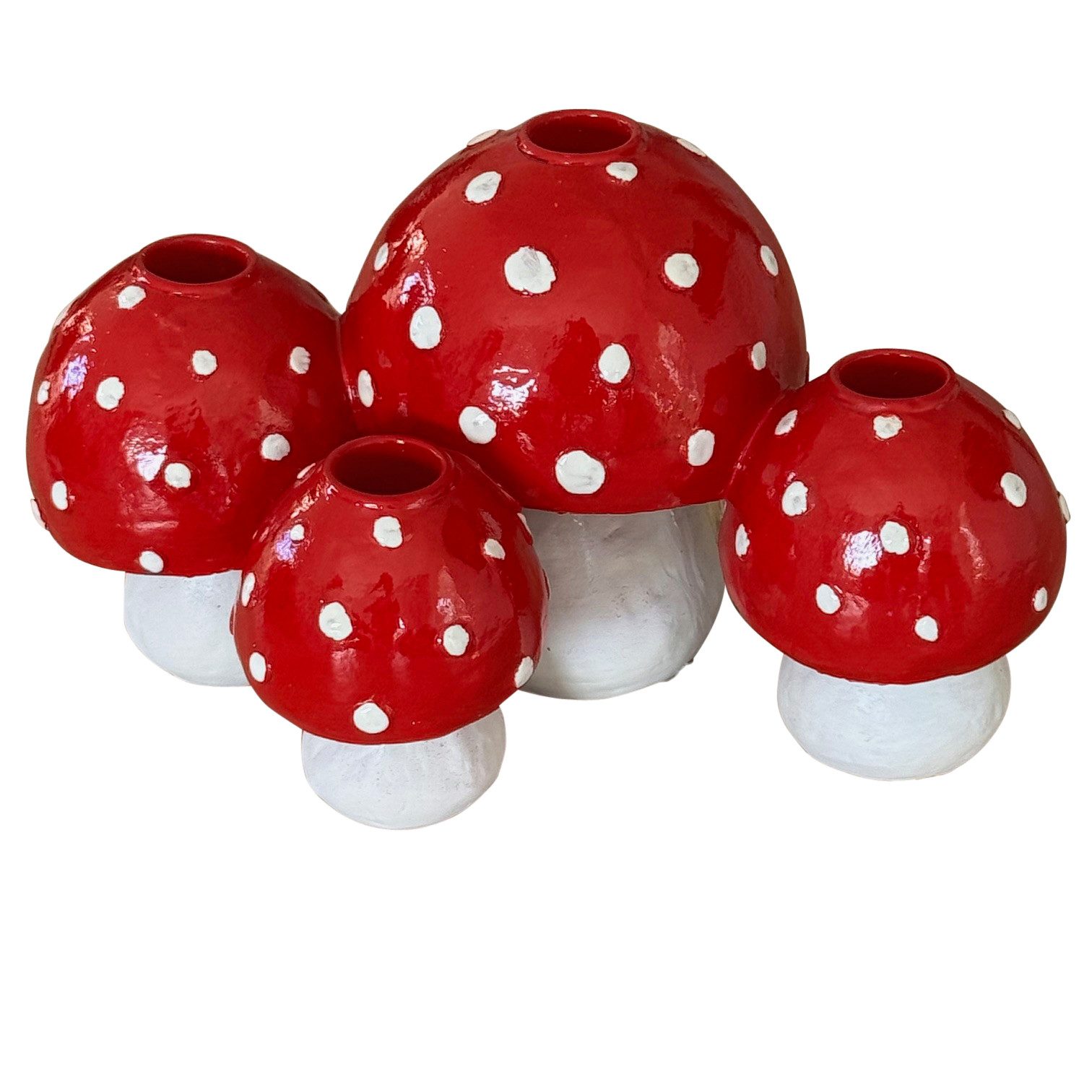 Online-Fuchs Kerzenhalter für Stabkerzen, Kerzenständer Fliegenpilz - Deko günstig online kaufen