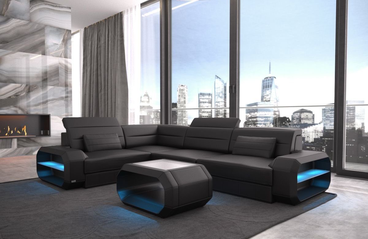 Sofa Dreams Ecksofa Sofa Leder Ledercouch günstig online kaufen