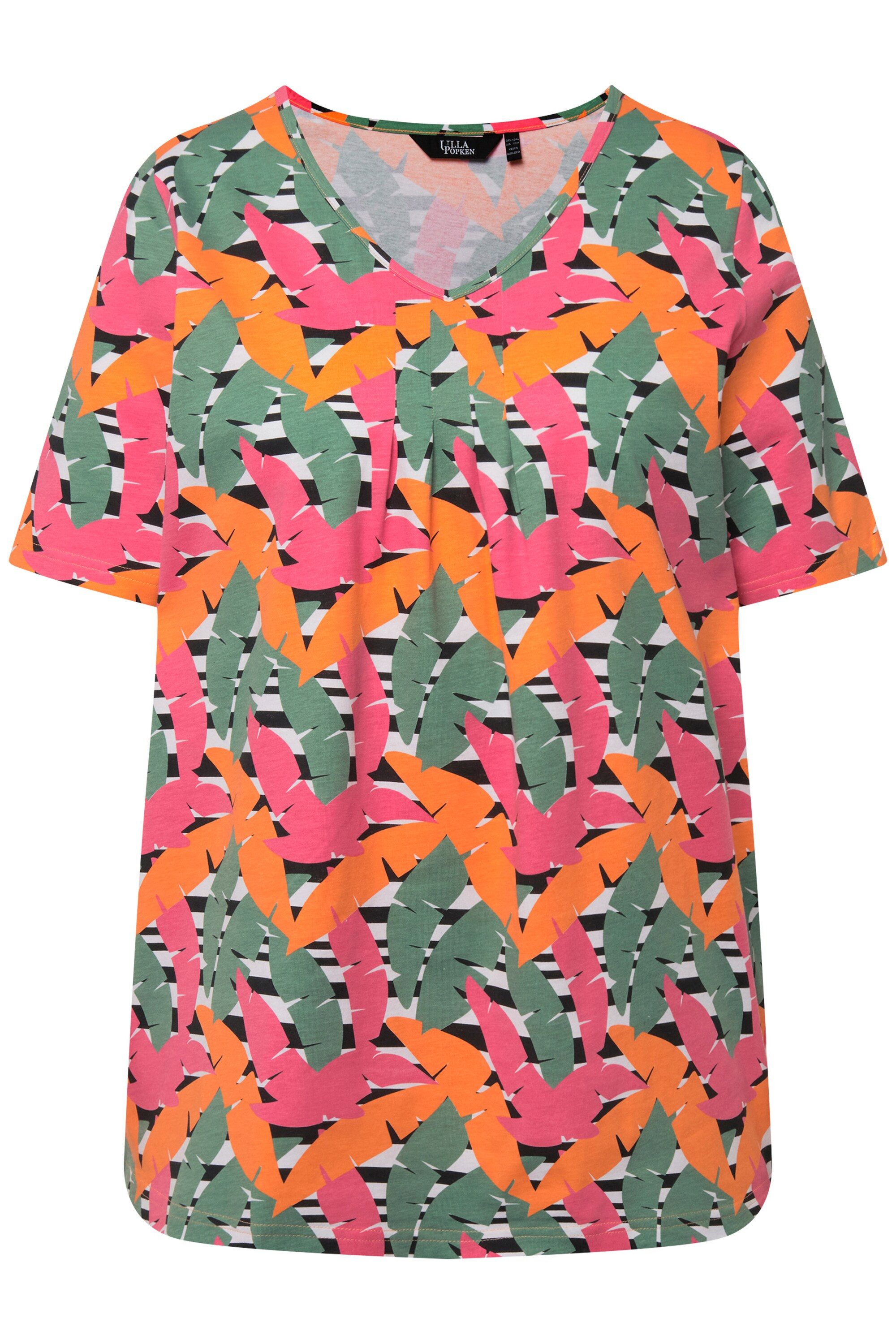 Ulla Popken T-Shirt T-Shirt grafischer Druck günstig online kaufen