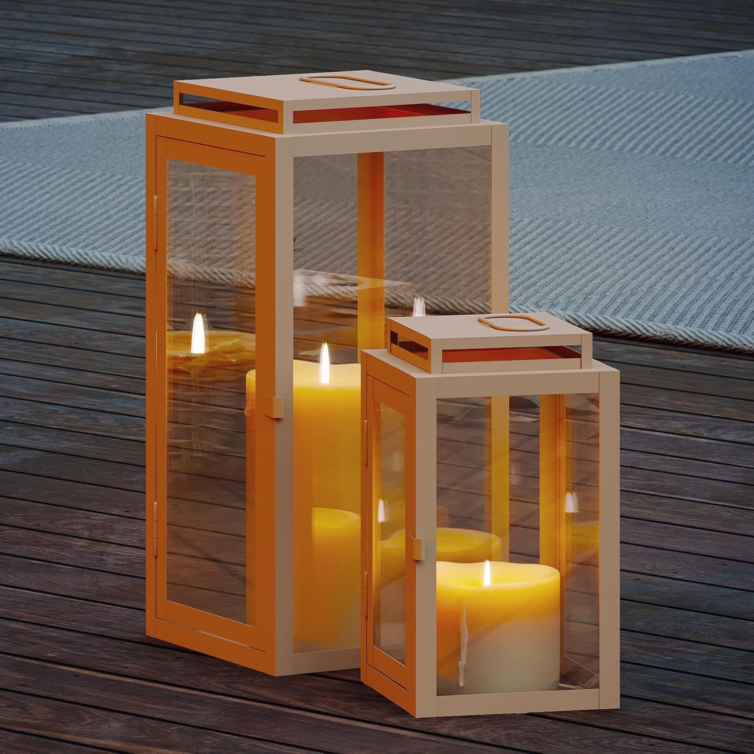 draadwerk® Kerzenlaterne Laternen 2er Set, Gartenlaterne, günstig online kaufen