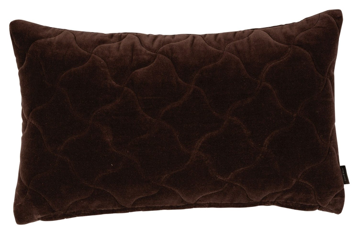 Dekokissen DAYNA, 50 x 30 cm, Braun, Baumwolle, mit Reißverschluss