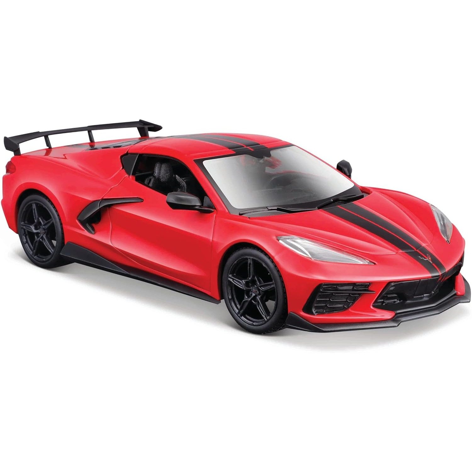 Maisto® Modellauto Corvette ZR1 Coupe 1:24 rot, Maßstab 1:24, Bewegliche Türen, Maßstab 1:24
