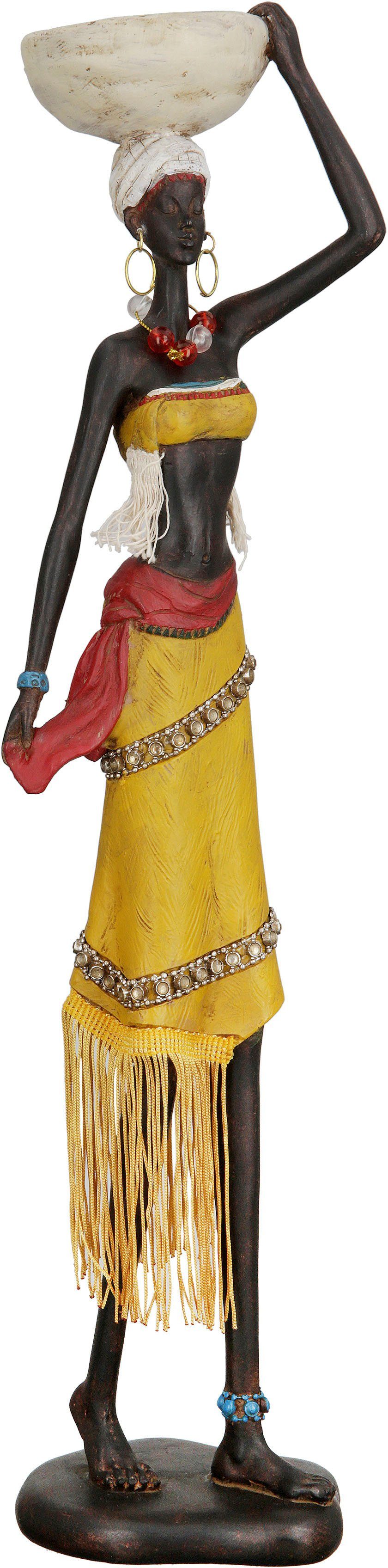 Afrikafigur GILDE (1 Auma Afrikanerin (Kunststein) Polyresin aus St),
