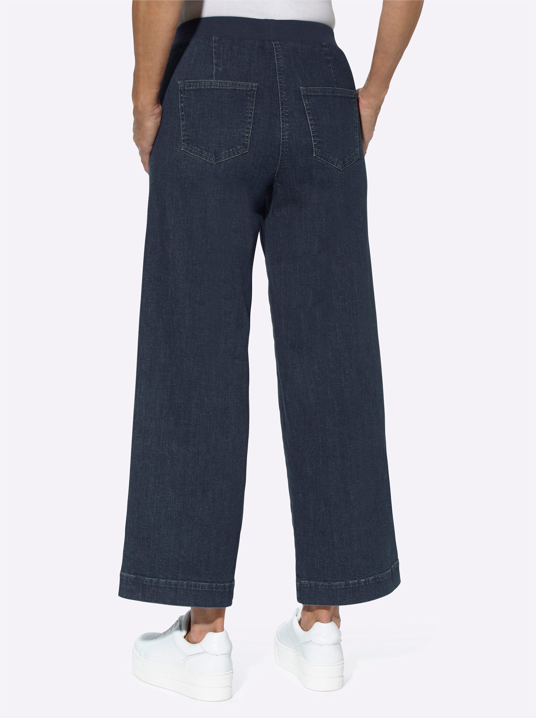 Witt Bequeme Jeans Jeans-Culotte komfortabel – Bild 3 von 4