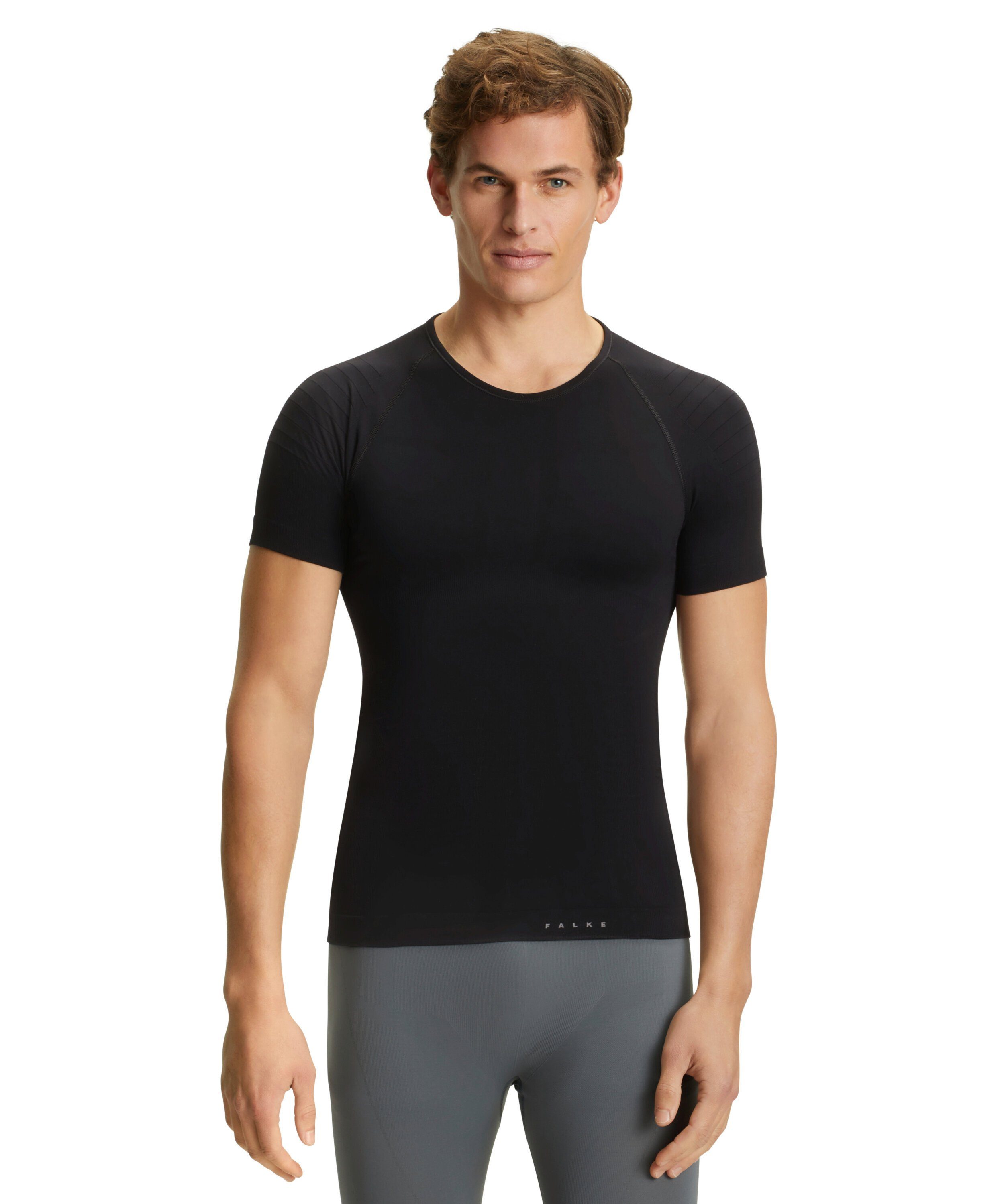 FALKE Funktionsshirt Warm (1-tlg) optimalen (3000) einen Wärmehaushalt black für