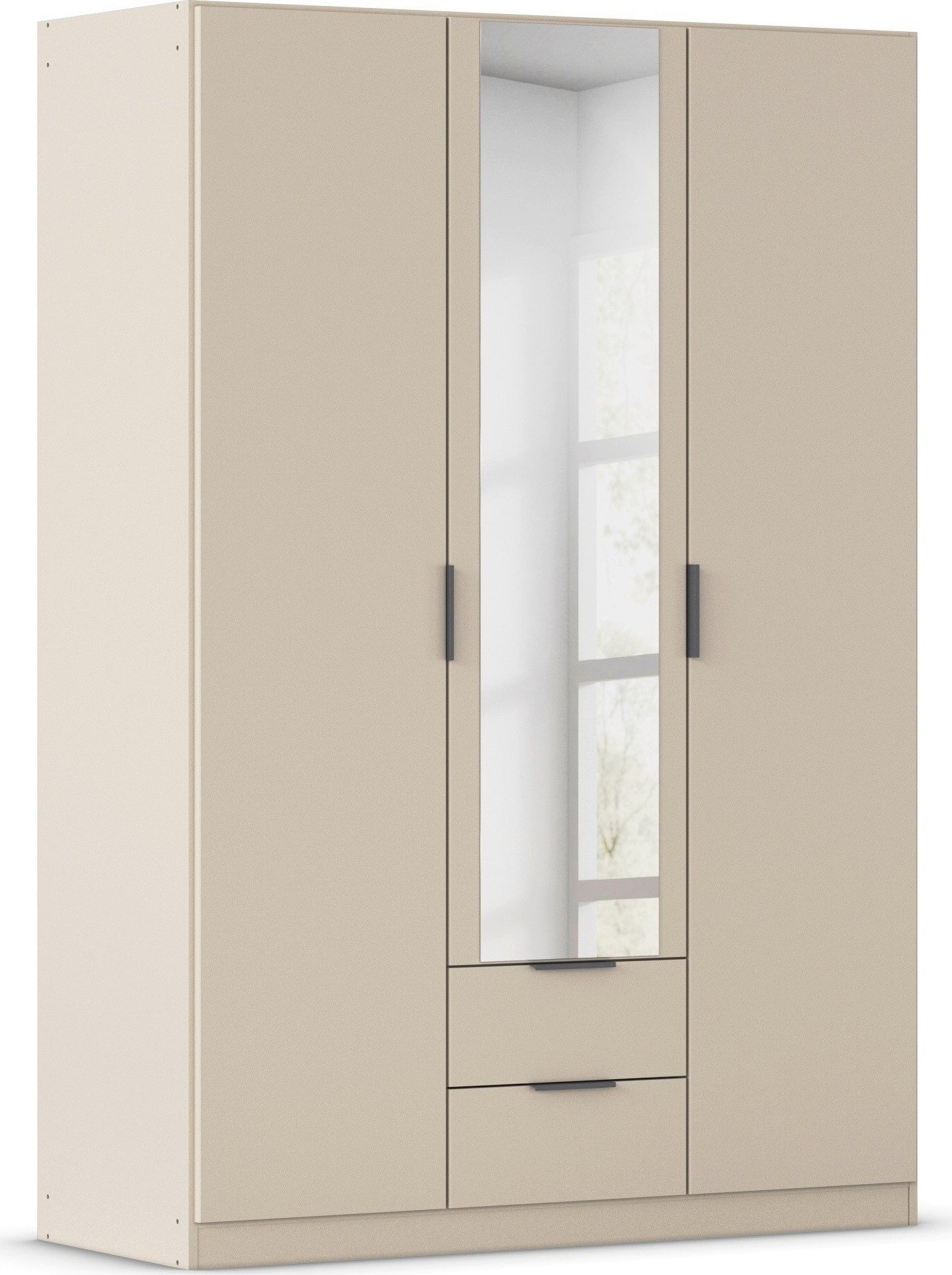 rauch Kleiderschrank Drehtürenschrank Schrank Garderobe Ankleide Schlafzimmer LAGOA (3 verschiedene Ausstattungen BASIC/CLASSIC/PREMIUM (inkl. SOFT-CLOSE) geräumige Schubladen, 3 Breiten, optional mit Aufsatz MADE IN GERMANY