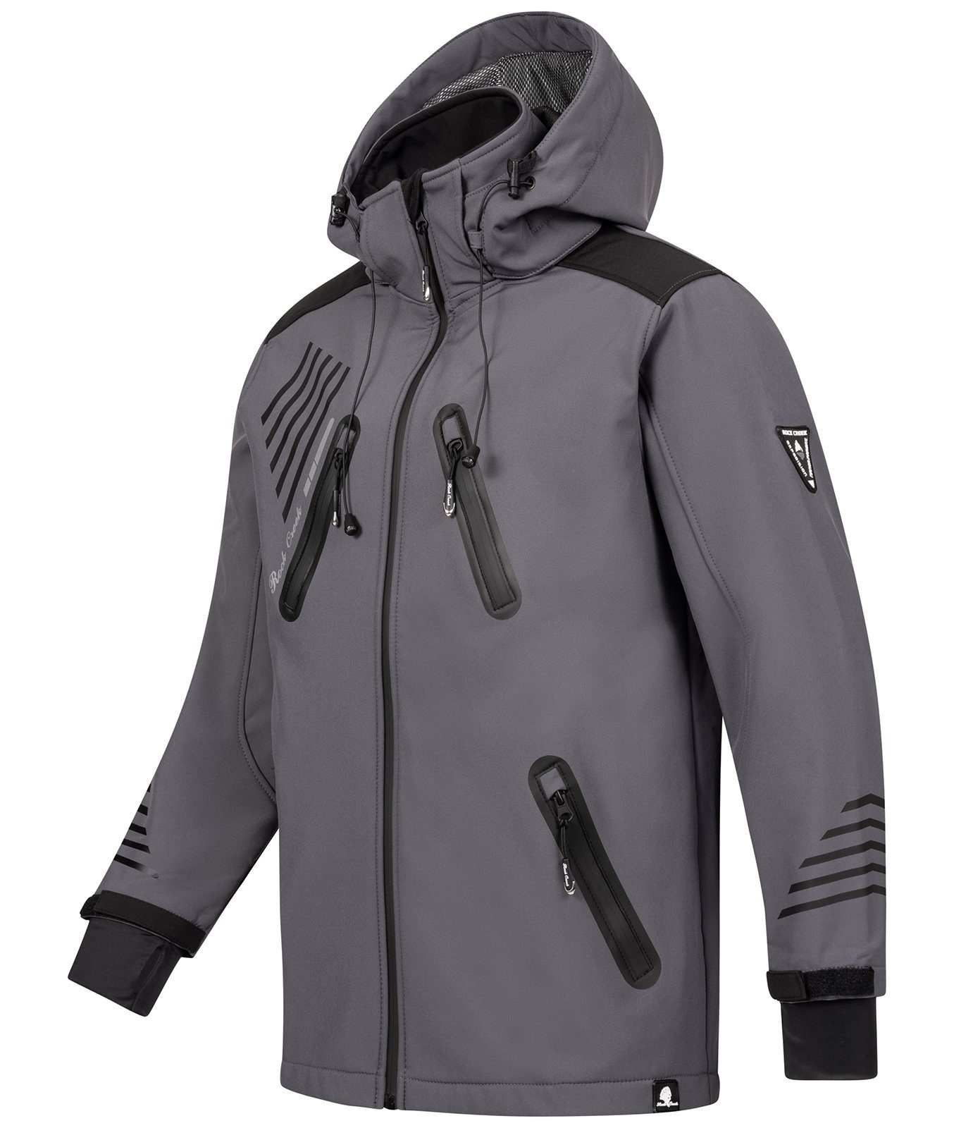 Rock Creek Softshelljacke Herren Softshelljacke Wanderjacke H-140 günstig online kaufen