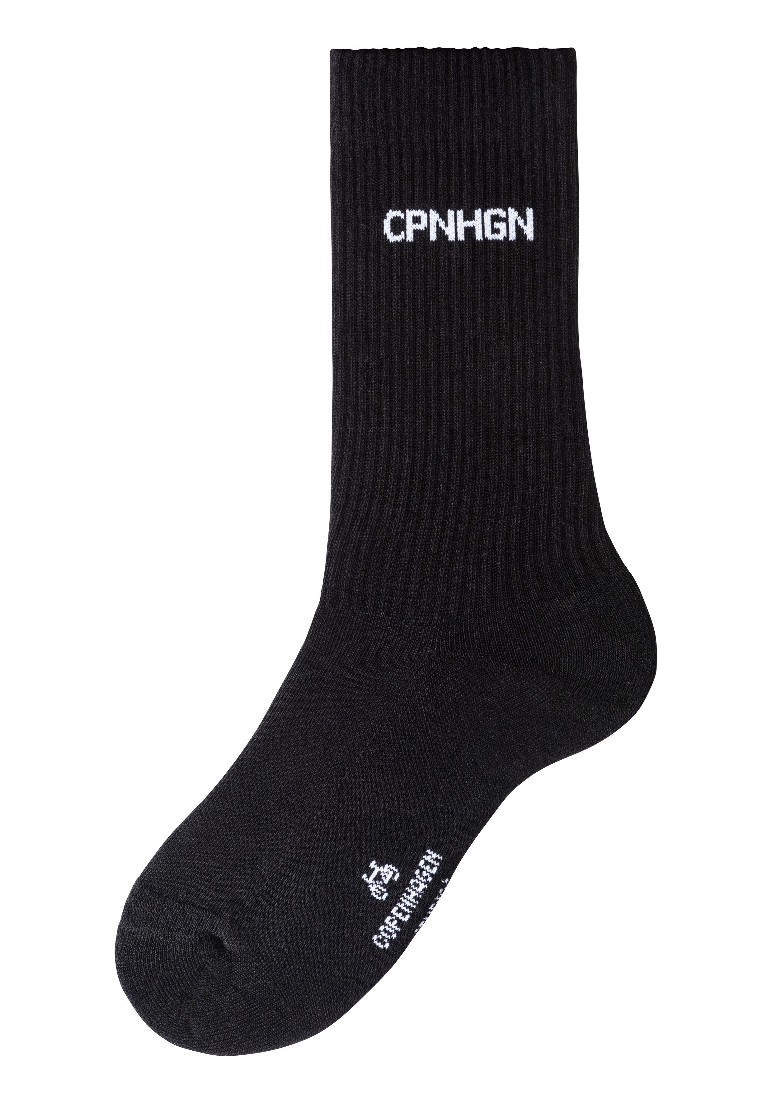 Copenhagen Studios Tennissocken (Packung, 3-Paar) mit Halbfußfrottee