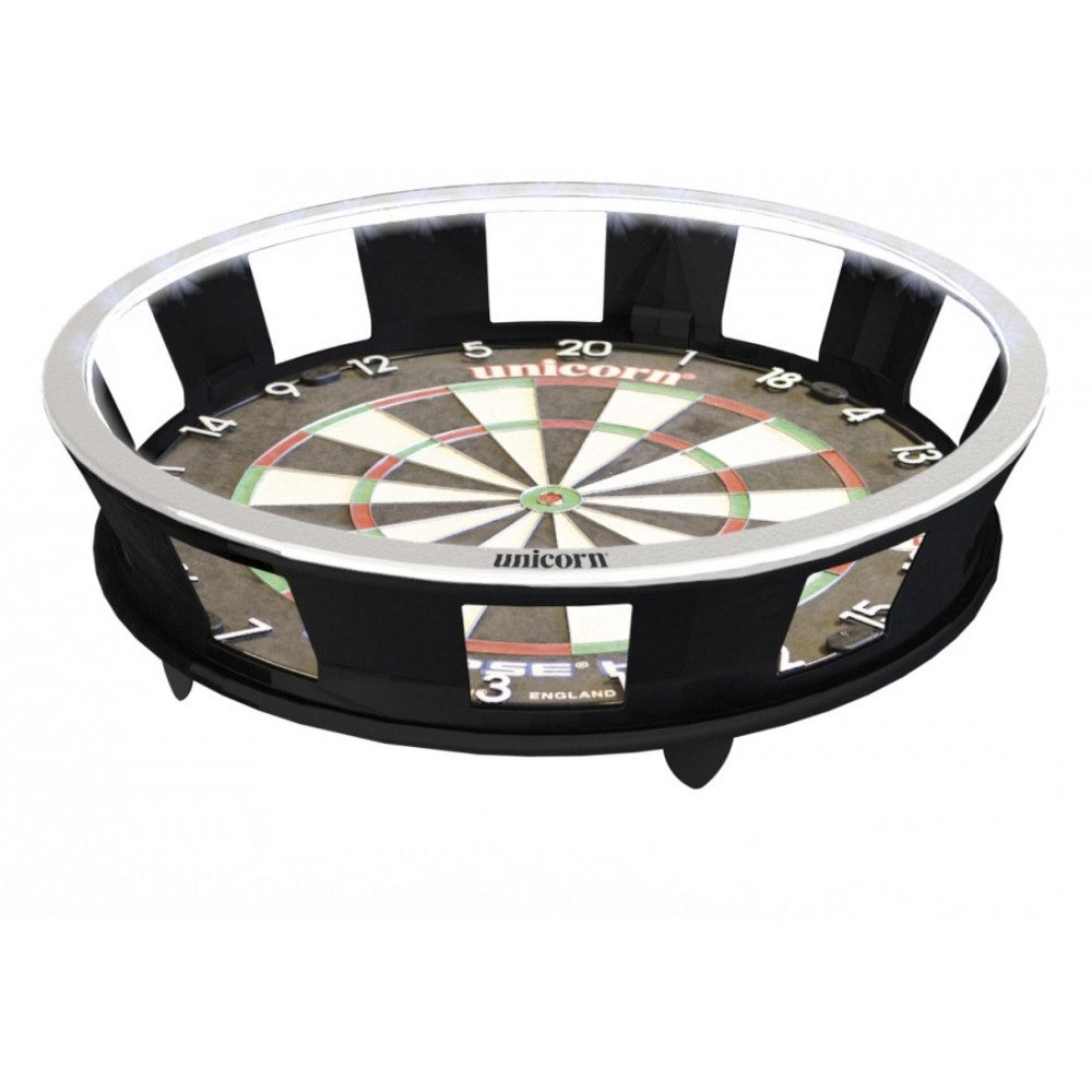 unicorn Dartscheiben-Beleuchtung 79853 LED Dartboard Beleuchtung mit Surround, Aluminium, LED fest integriert