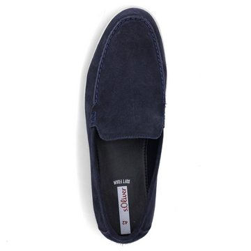 s.Oliver s.Oliver Herren Leder Slipper blau Slipper