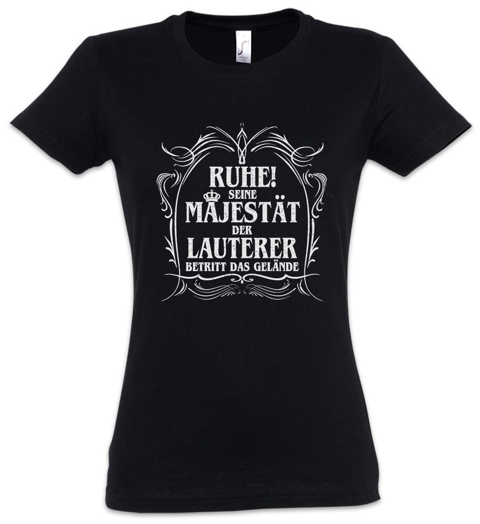 Print-Shirt Seine Majestät Der Lauterer Damen T-Shirt Stadt Fritz Walter Stadt