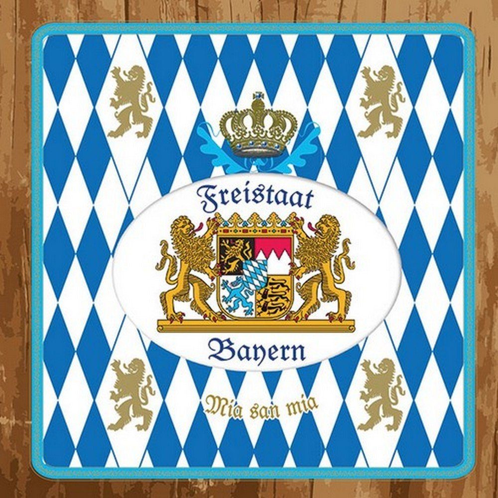 Ambiente Luxury Paper Products Papierserviette 20 Servietten Freistaat Bayern 33x33cm, (20 St)