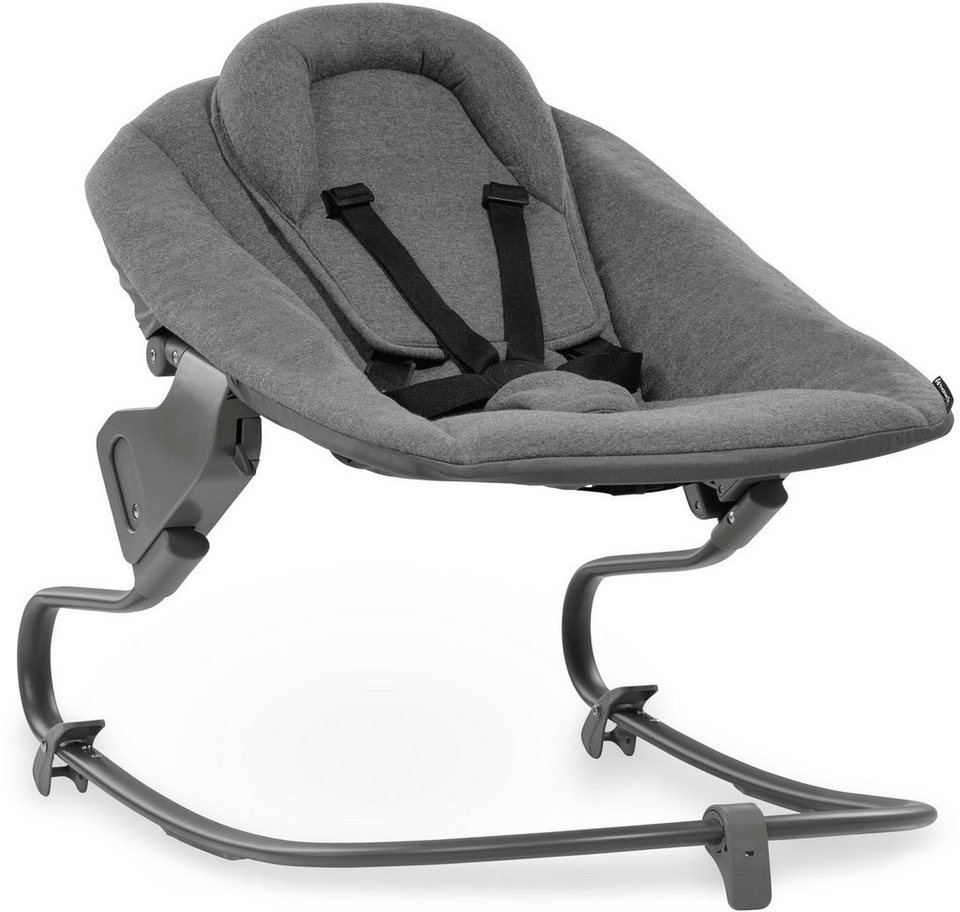 Hauck Babywippe Alpha Bouncer Premium, Dark Grey, für Neugeborene mit  Wippgestell, für Hochstuhl Alpha+ und Beta+, Babywippe »Alpha Bouncer  Premium, Dark Grey«