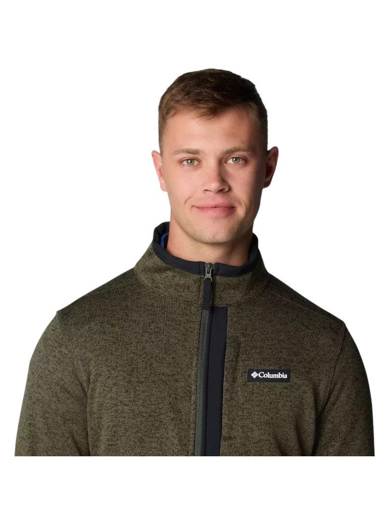 Columbia Fleecejacke Sweater Weather Full Zip 2.0 (warm, weiches Material) grün Herren