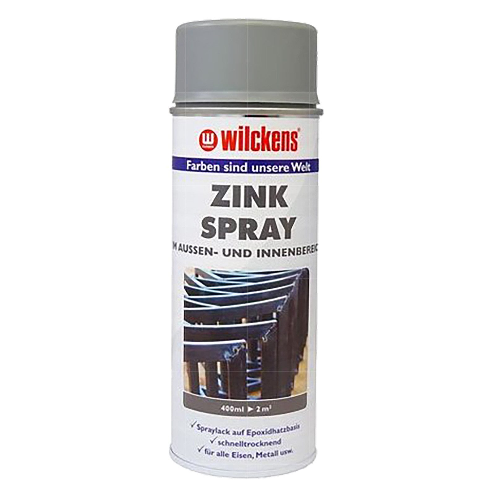 Wilckens Farben Sprühlack Zinkspray - 0.4 LTR