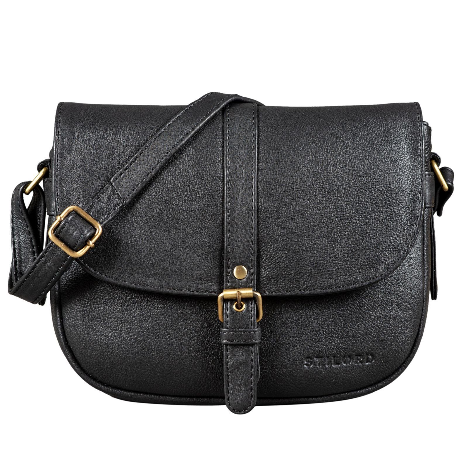 Handtasche "Leni" Damen Umhängetasche Leder Handtasche